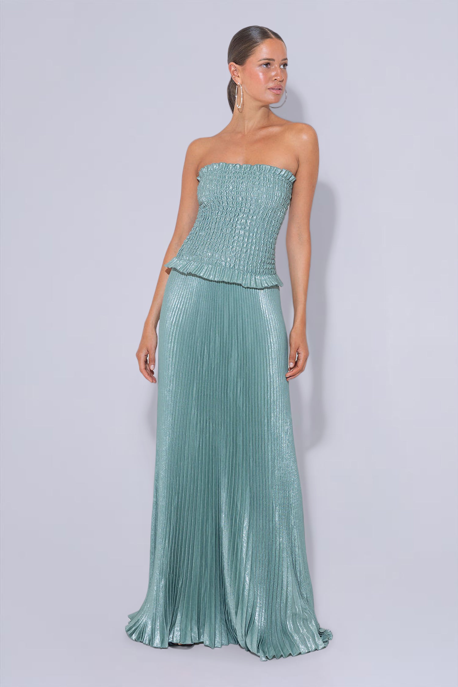 Maya Gown - Evergreen Shimmer