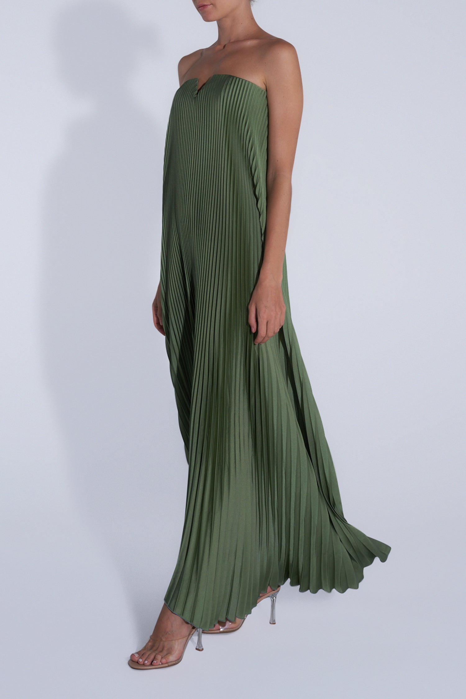 Black Tie Gown - Moss