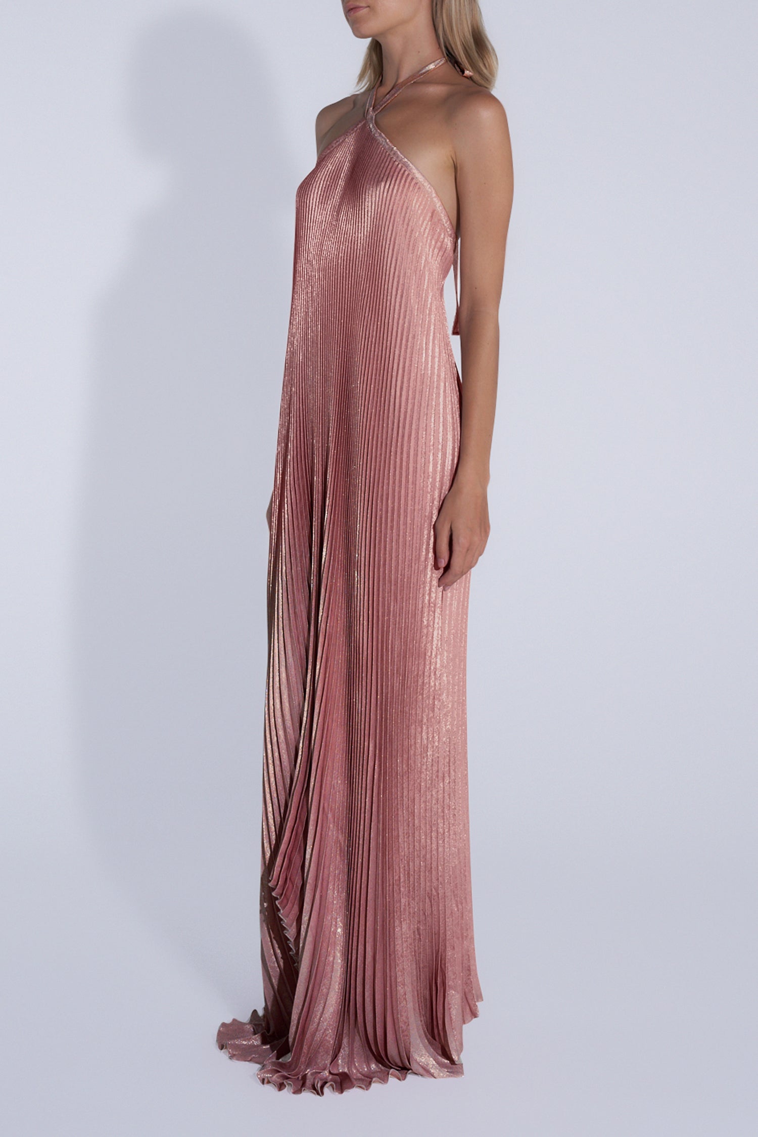Deesse Gown - Rose Pink Shimmer