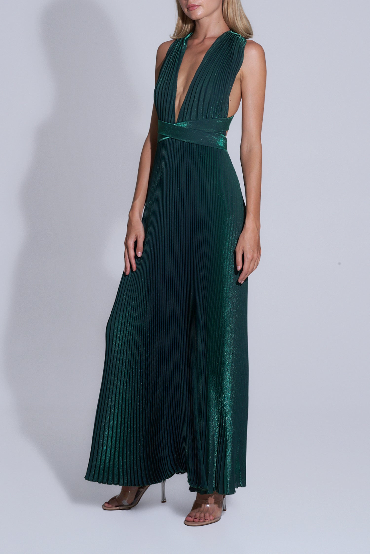 Moderniste Gown - Pine Shimmer