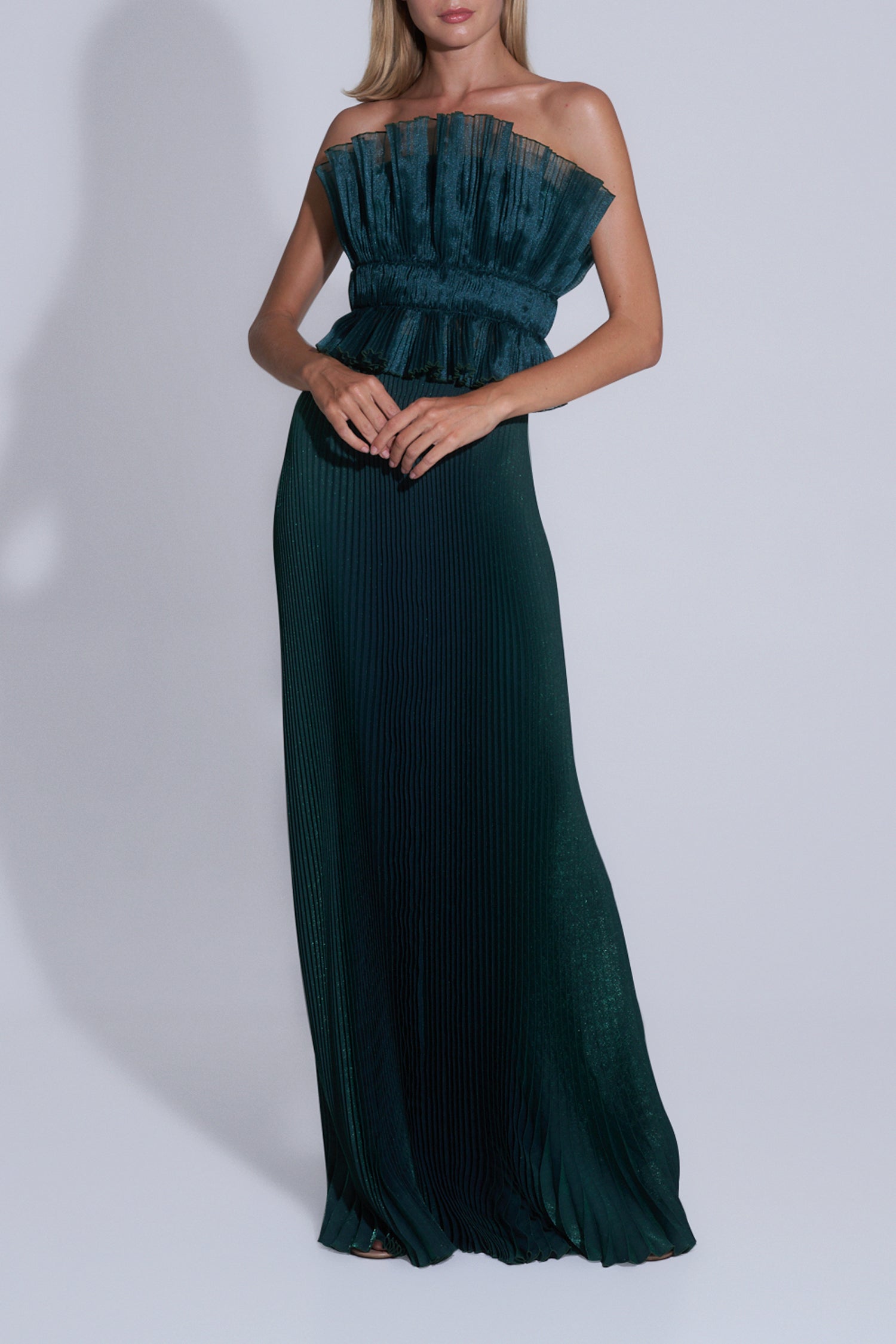 Masquerade Top - Pine Shimmer