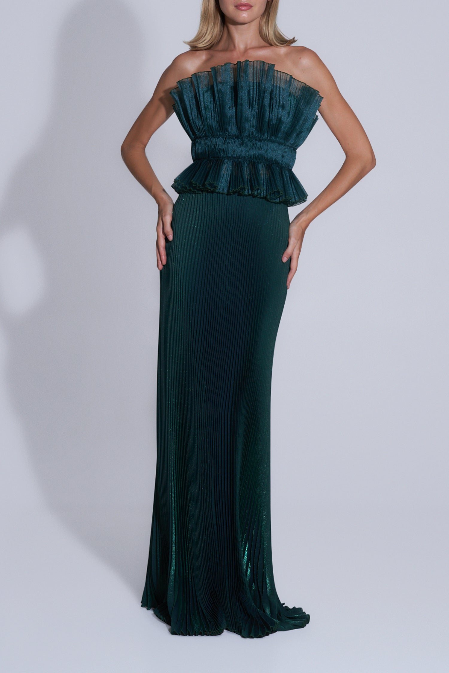 Masquerade Top - Pine Shimmer