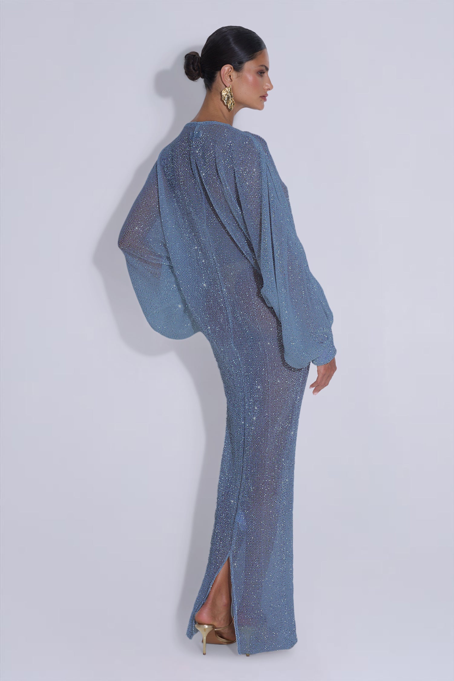 Experimental Gown - Steel Sequin