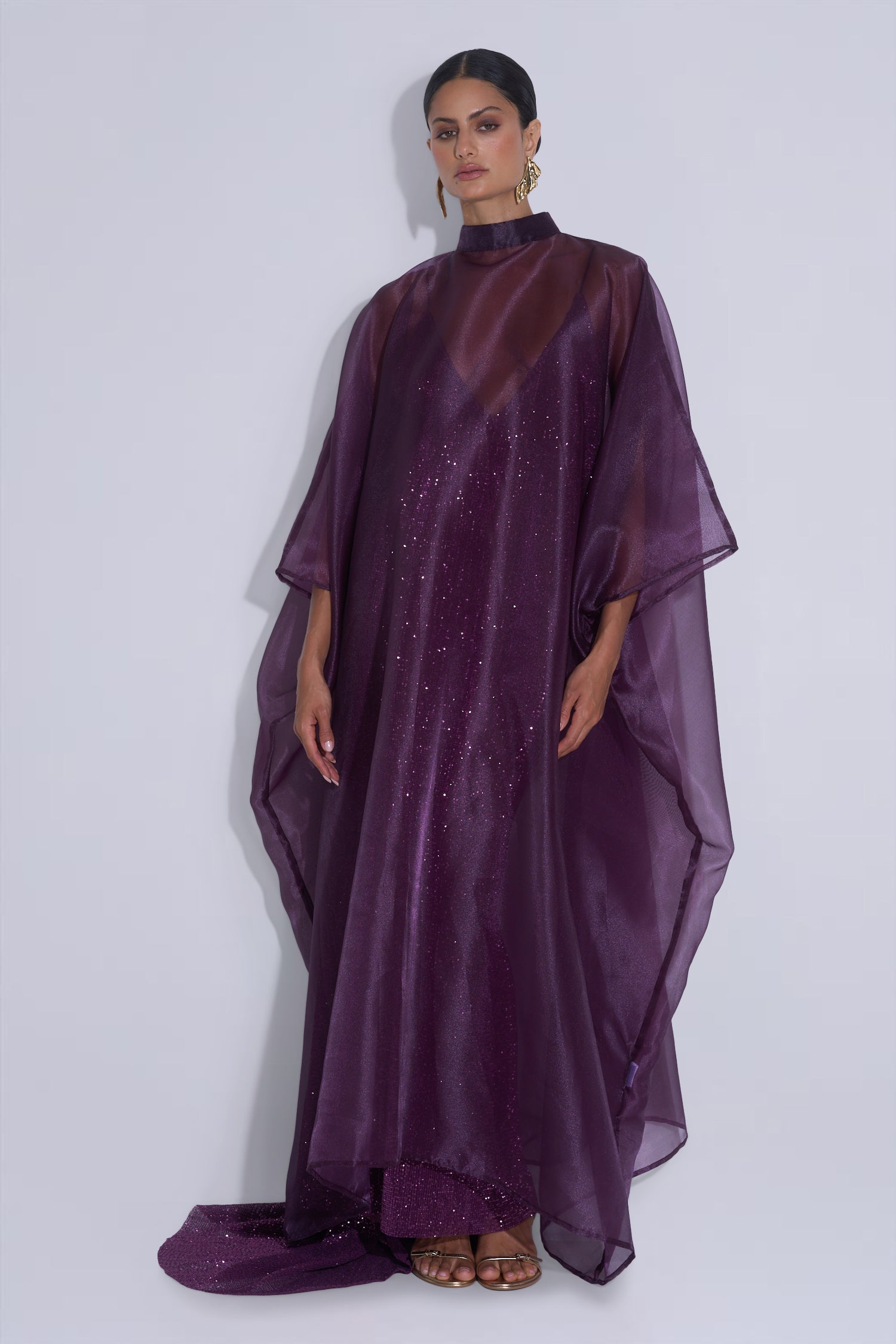 Ross Kaftan - Plum Organza