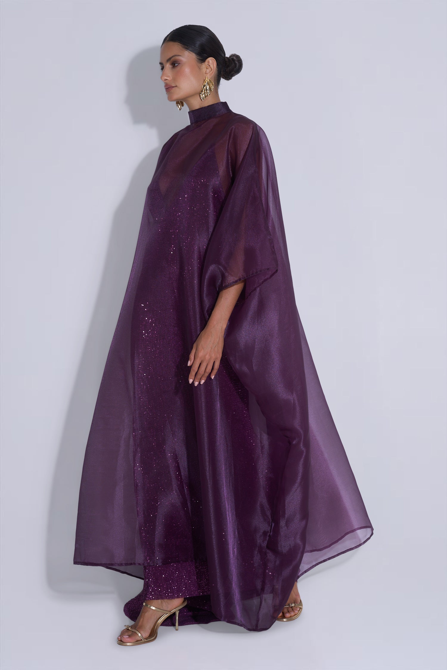 Ross Kaftan - Plum Organza