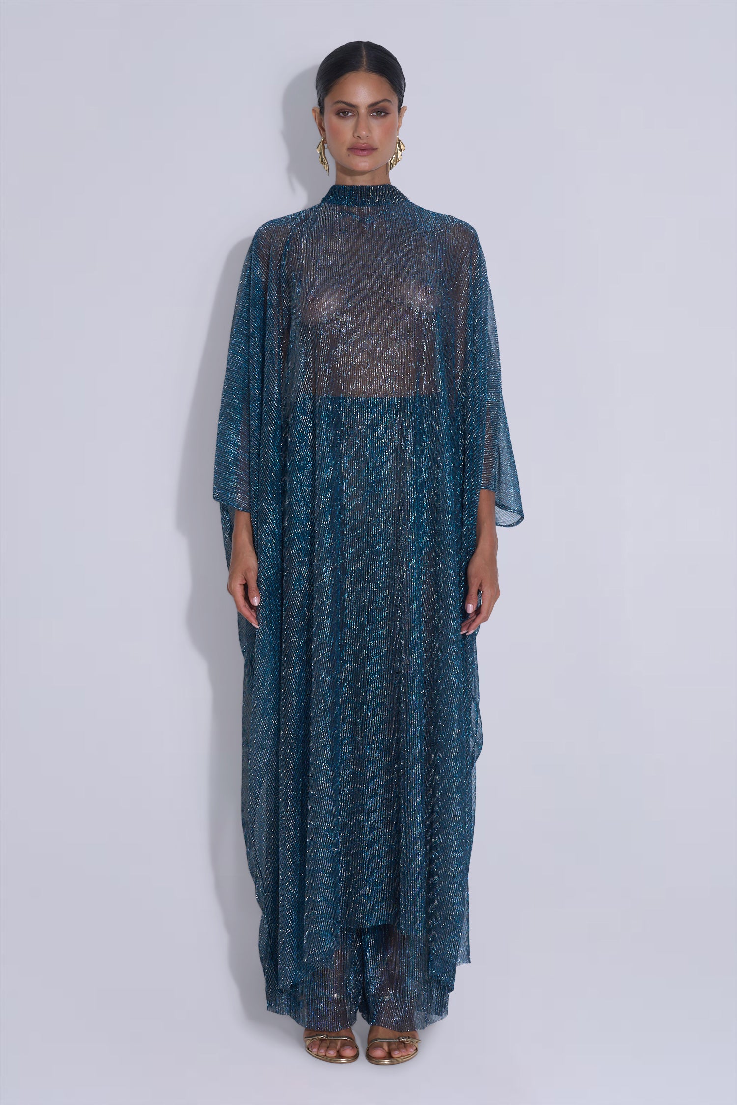 Lounge Pant - Teal Moonlight