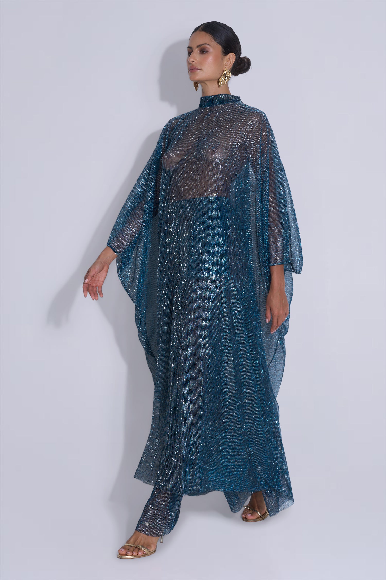 Lounge Pant - Teal Moonlight