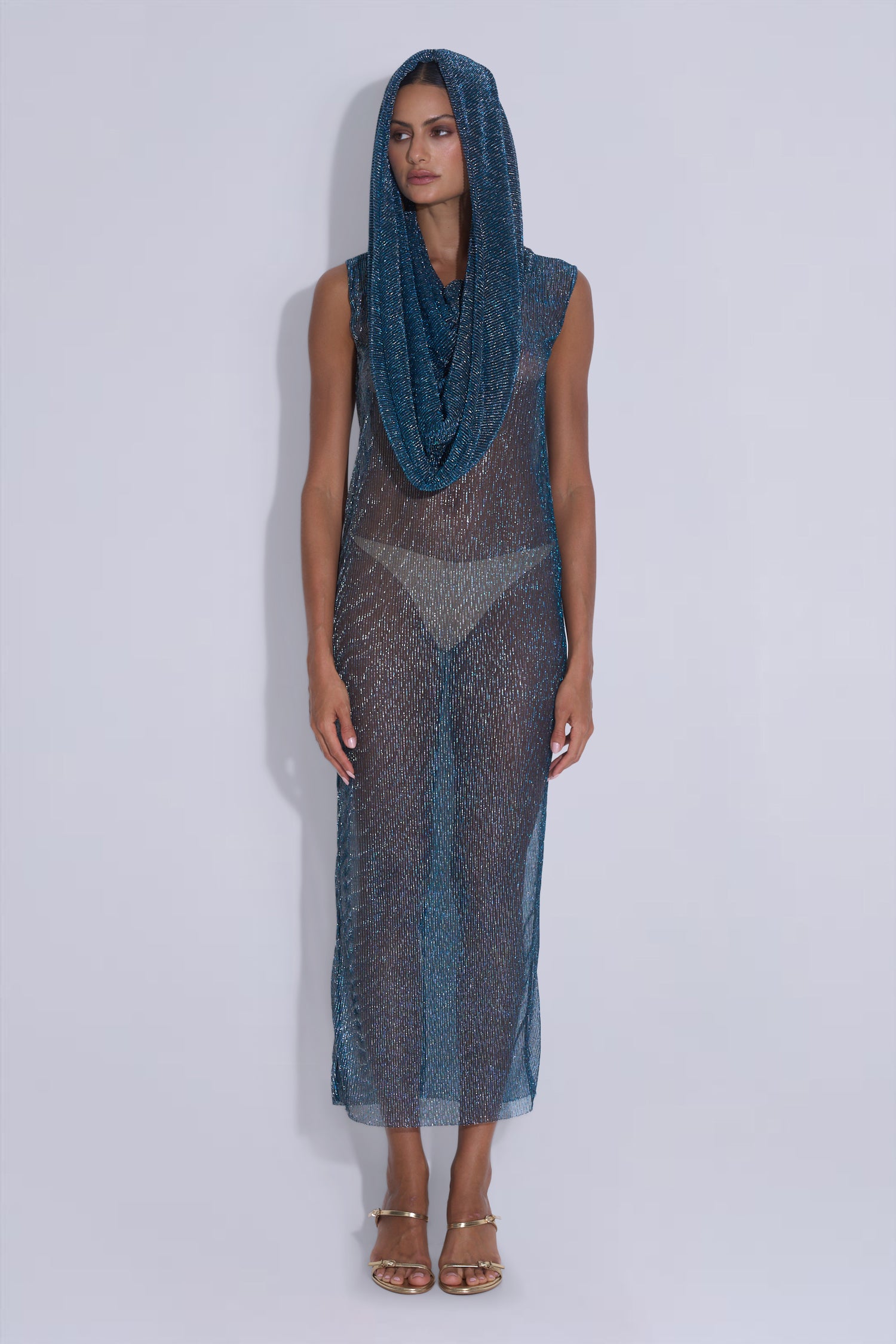 Jones Dress - Teal Moonlight