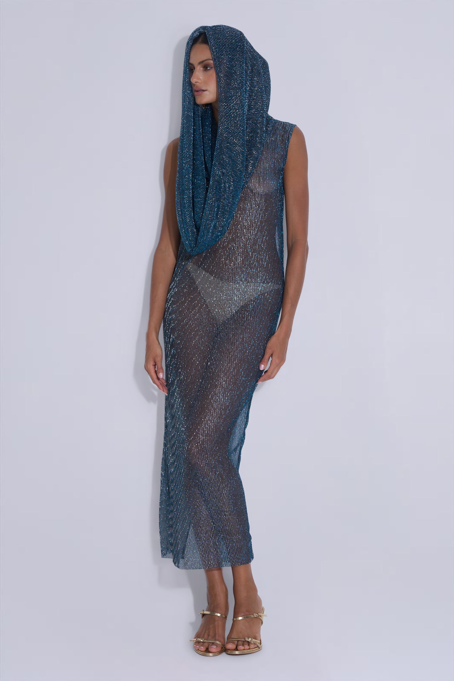 Jones Dress - Teal Moonlight