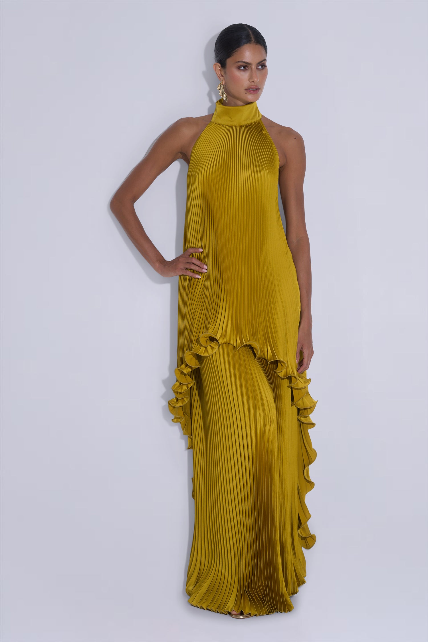 Gala Skirt - Chartreuse