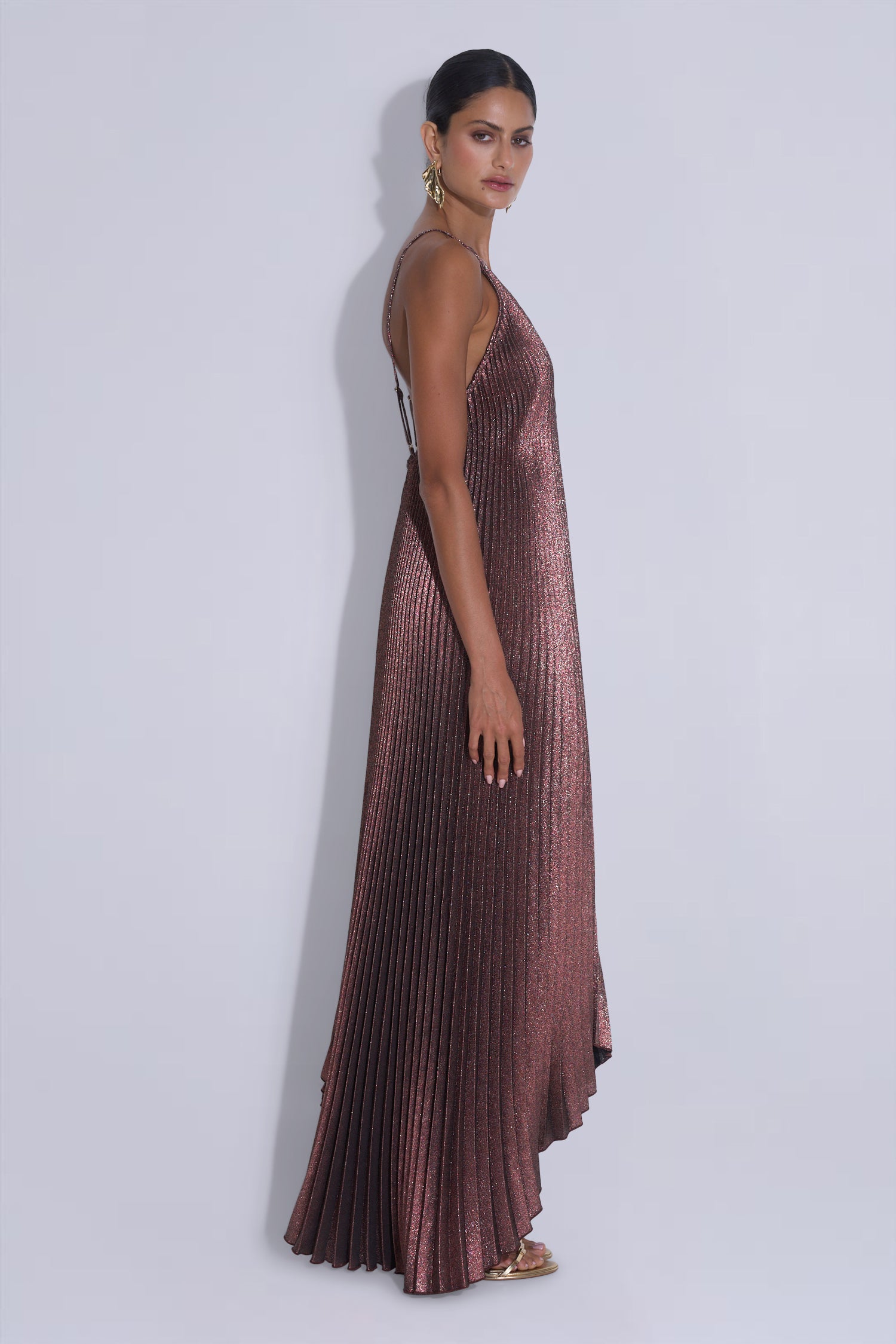 The Muse Gown - Choc Glitter