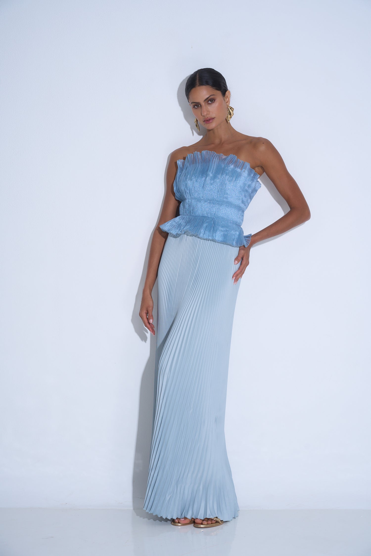 Masquerade Gown - Oyster