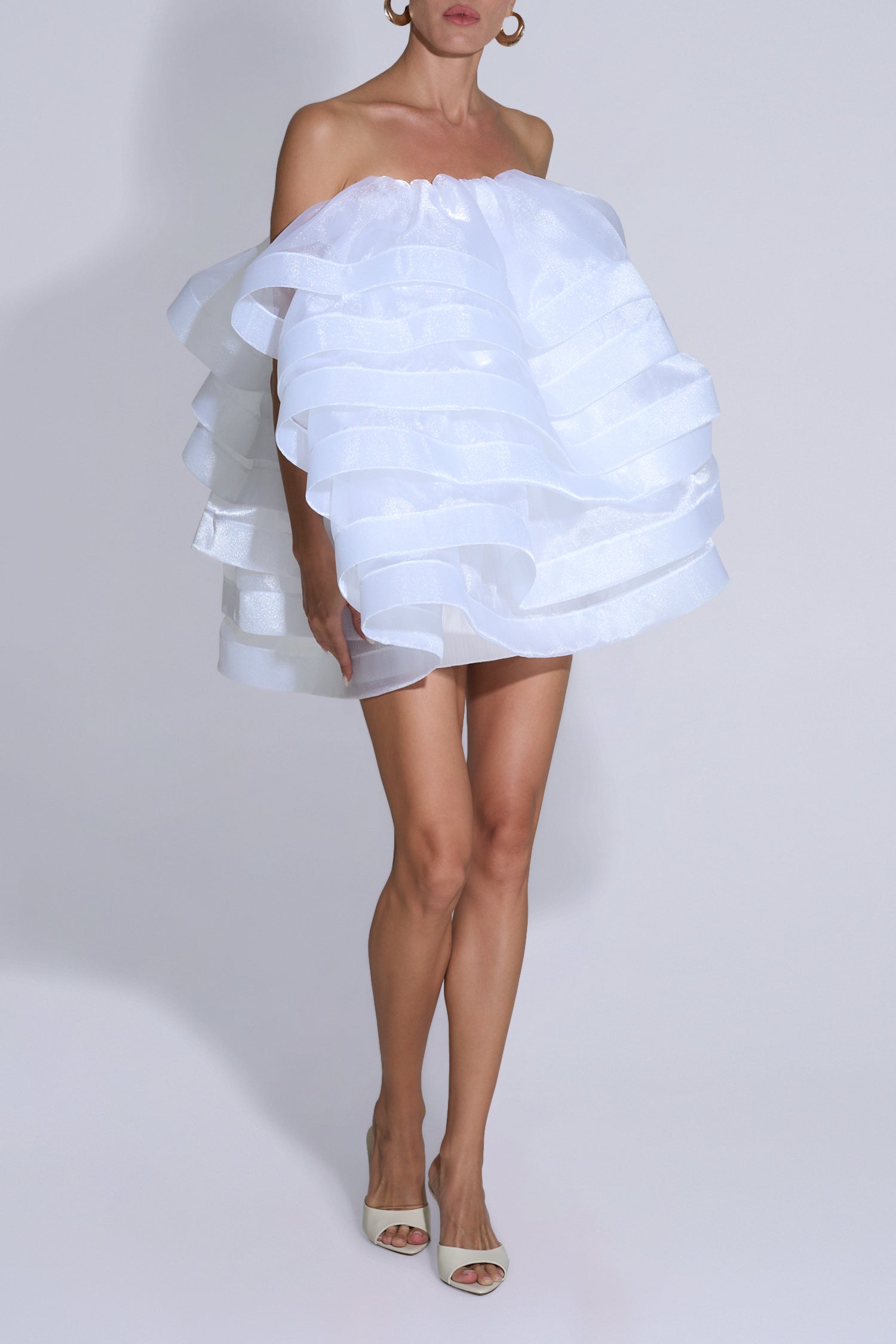 Mayfair Mini - Ivory Organza