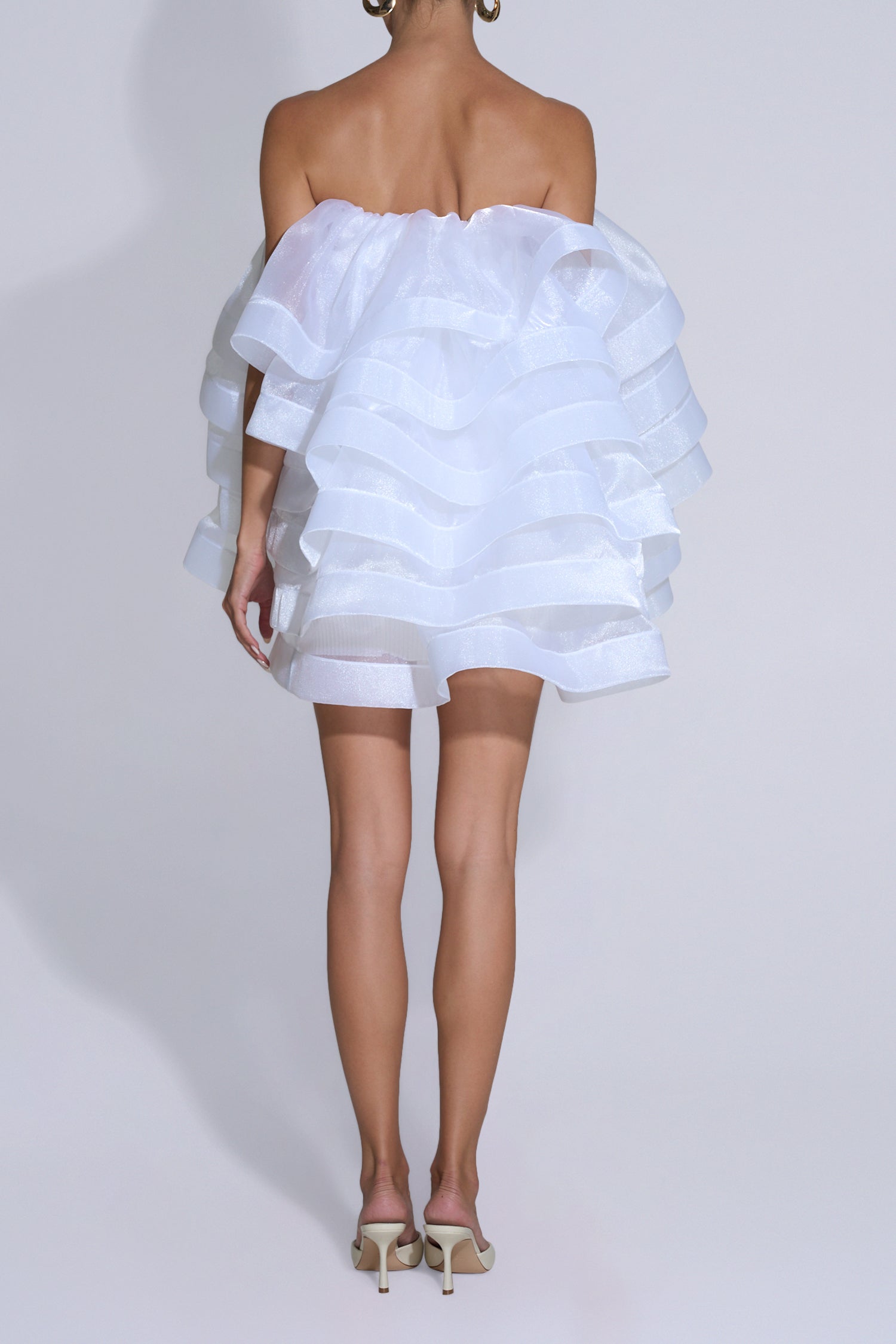 Mayfair Mini - Ivory Organza