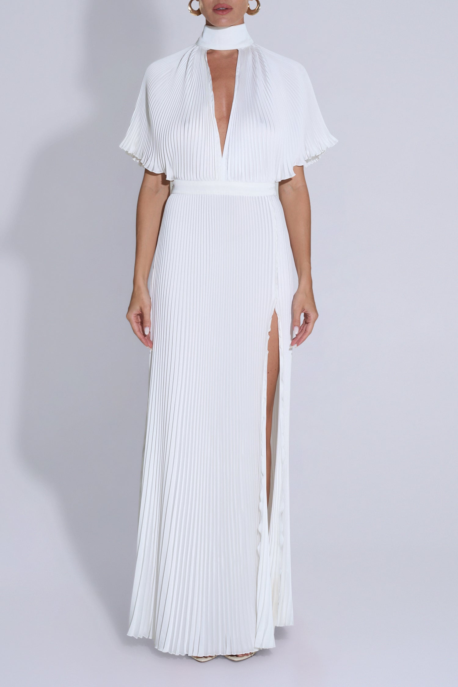 Anais Split Gown - Ivory
