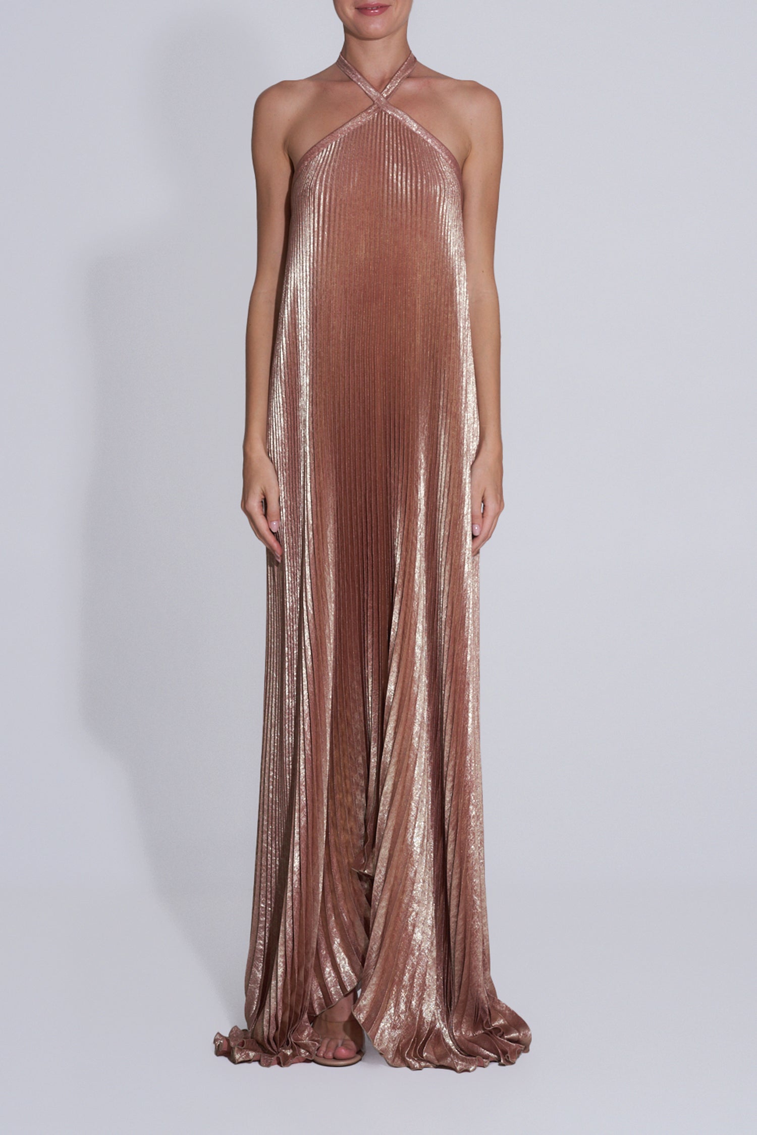 Deesse Gown - Rose Quartz Shimmer