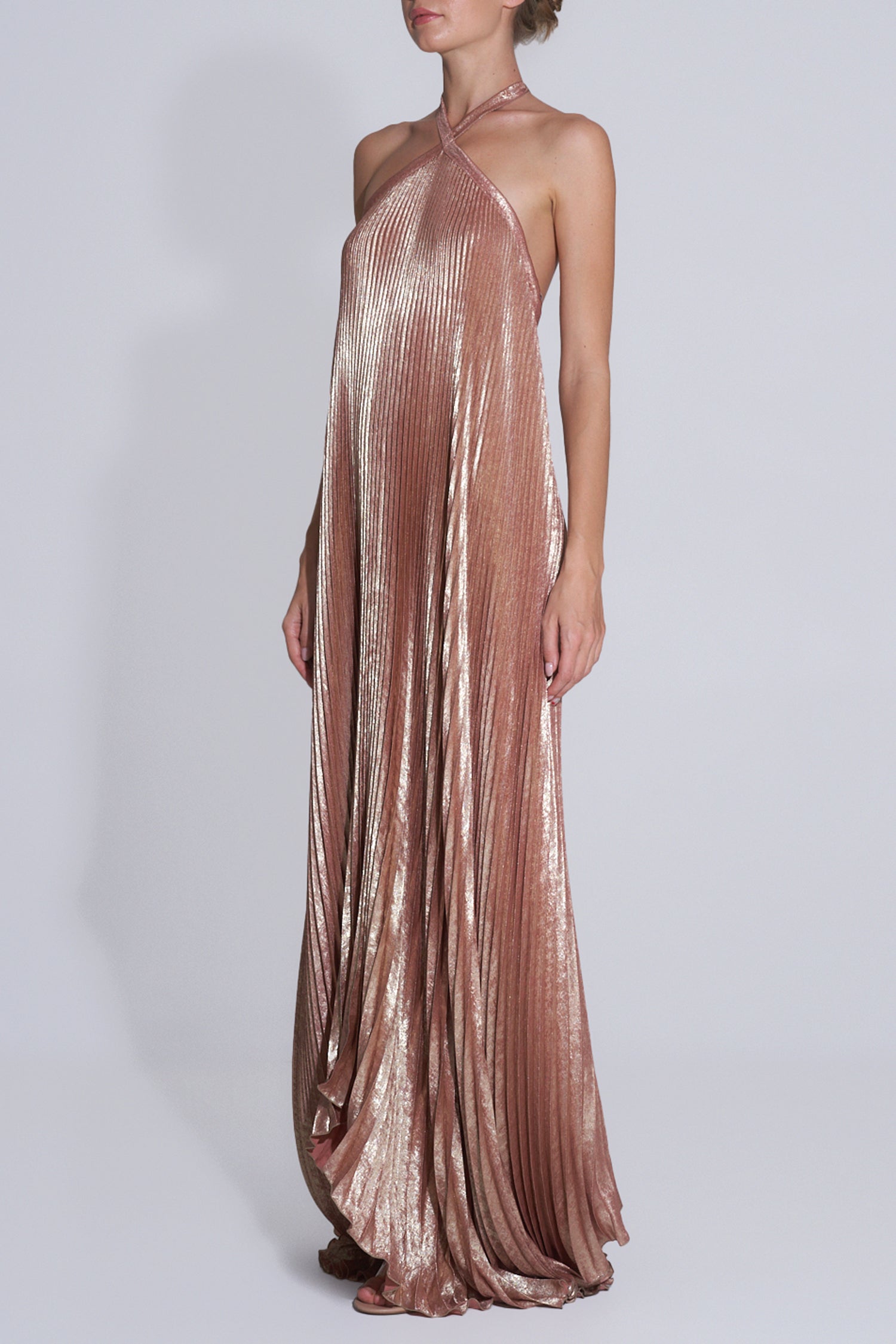 Deesse Gown - Rose Quartz Shimmer