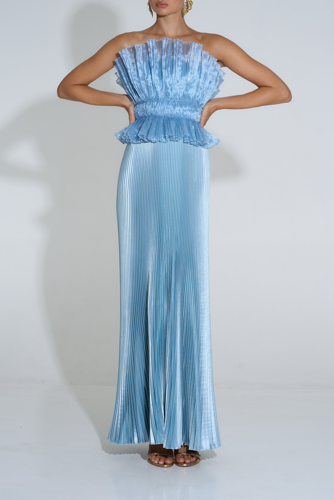Masquerade Gown - Oyster