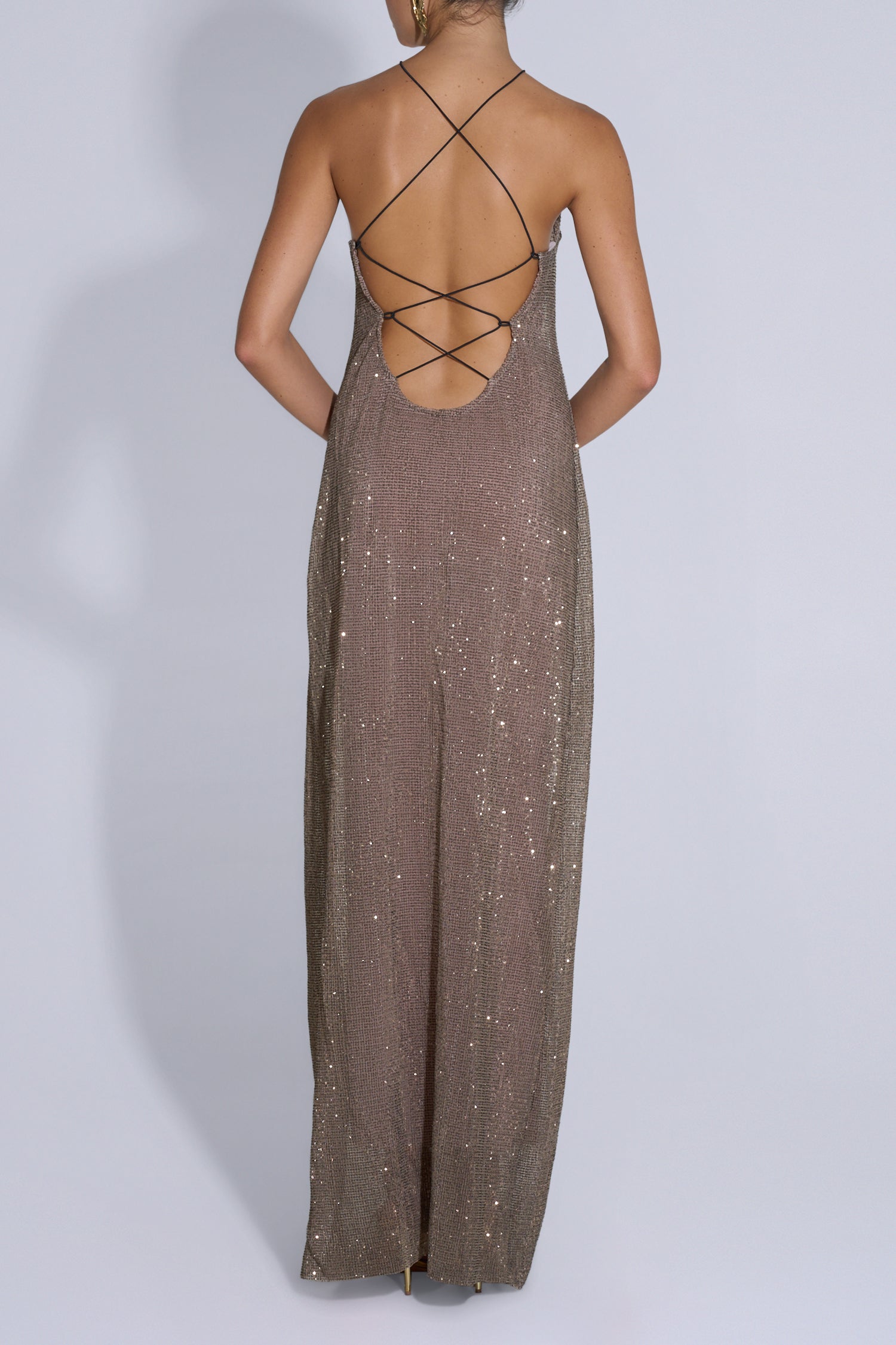 Cosmopolitan Dress - Smoke Sequin