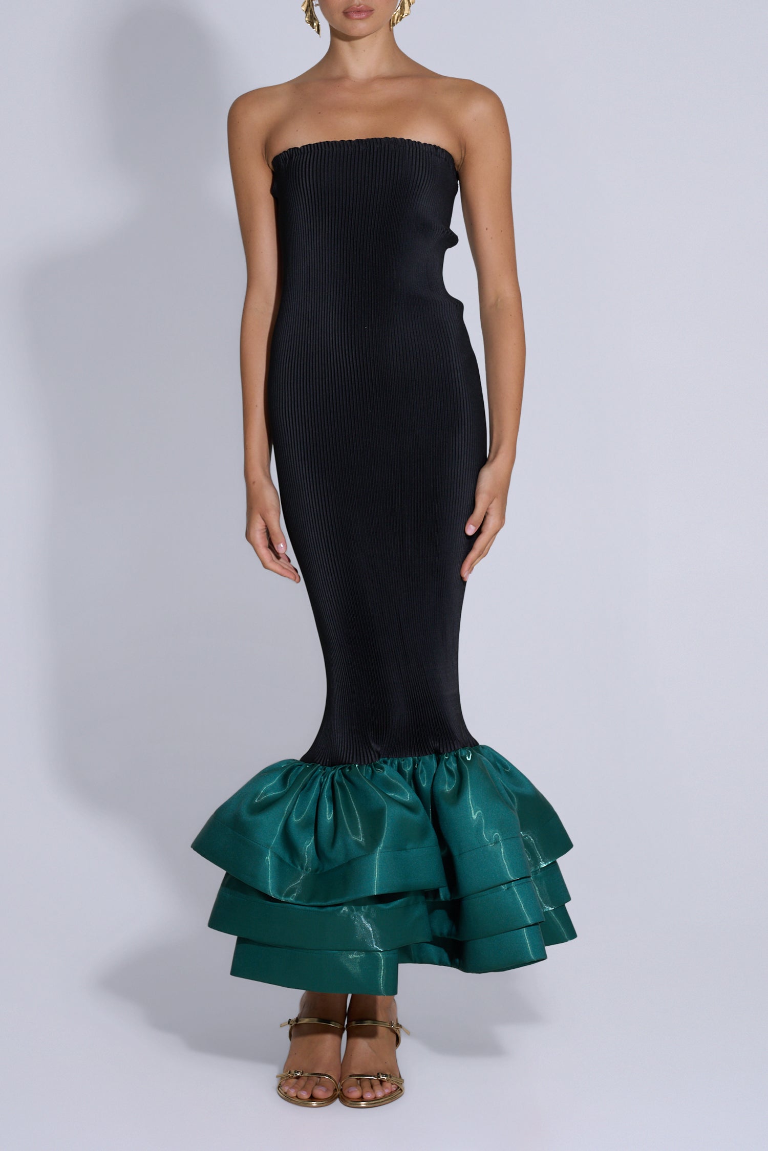 Ramblas Dress - Pine Gloss