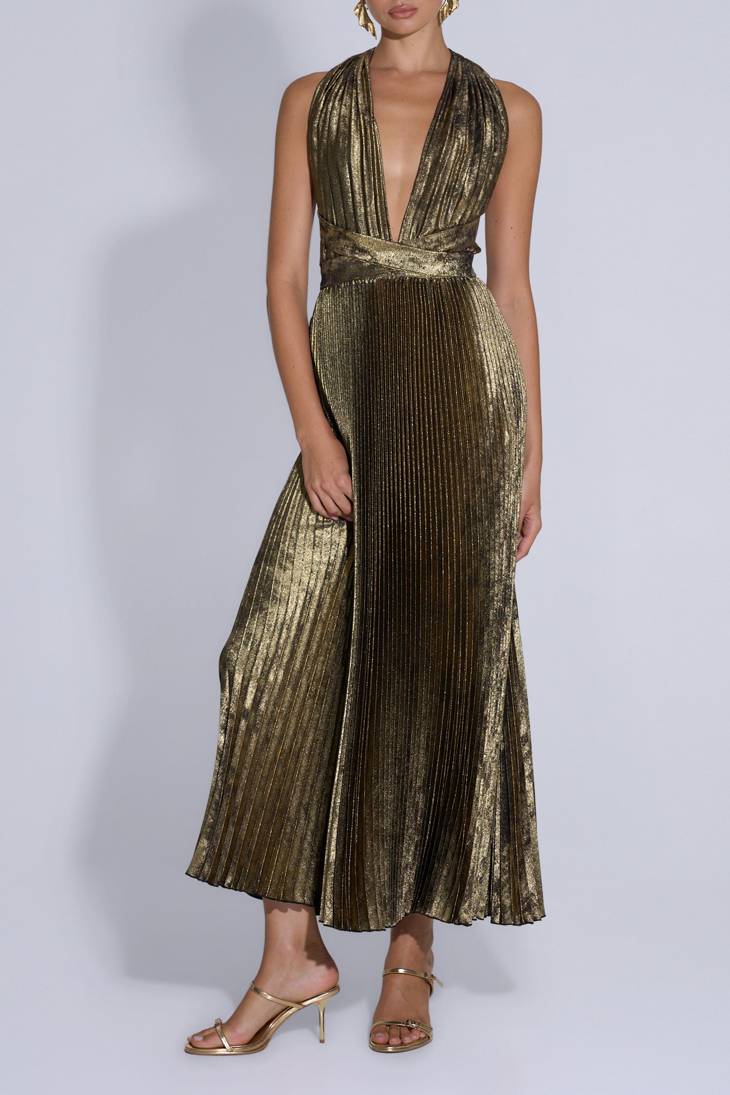 Moderniste Gown - Gold Foil