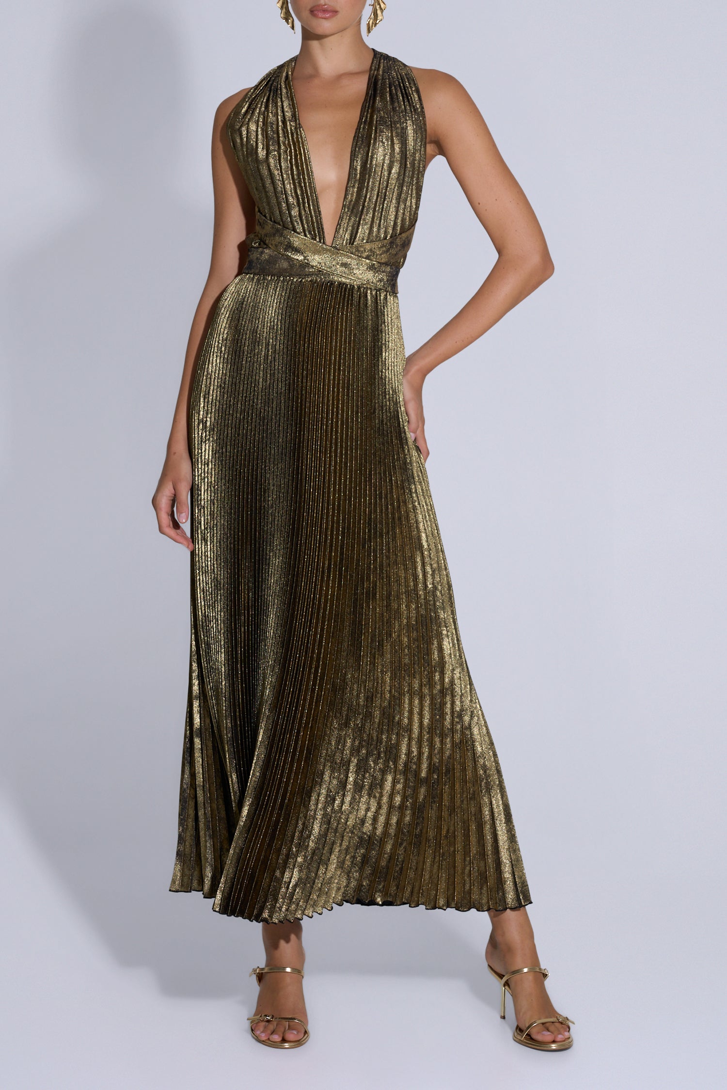 Moderniste Gown - Gold Foil