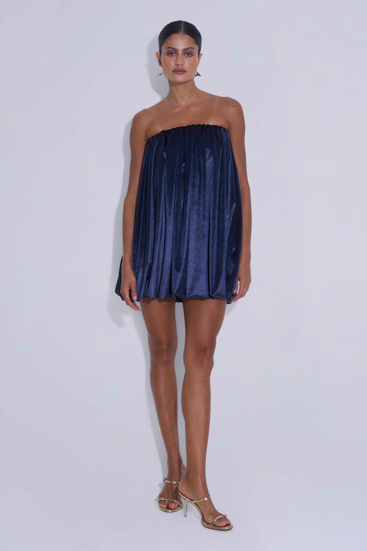 Flute Mini - Navy Velvet