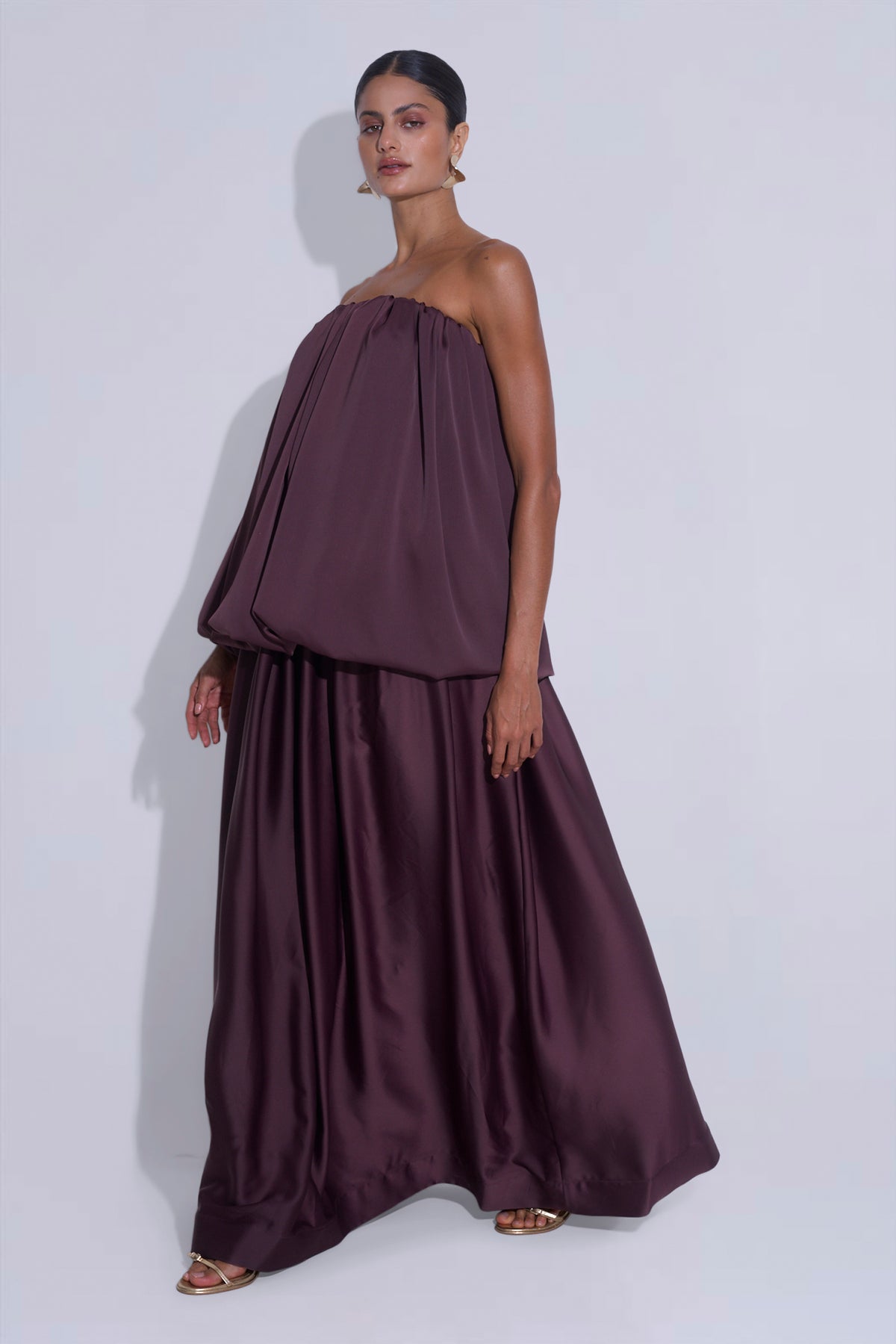 Reine Gown - Mahogany