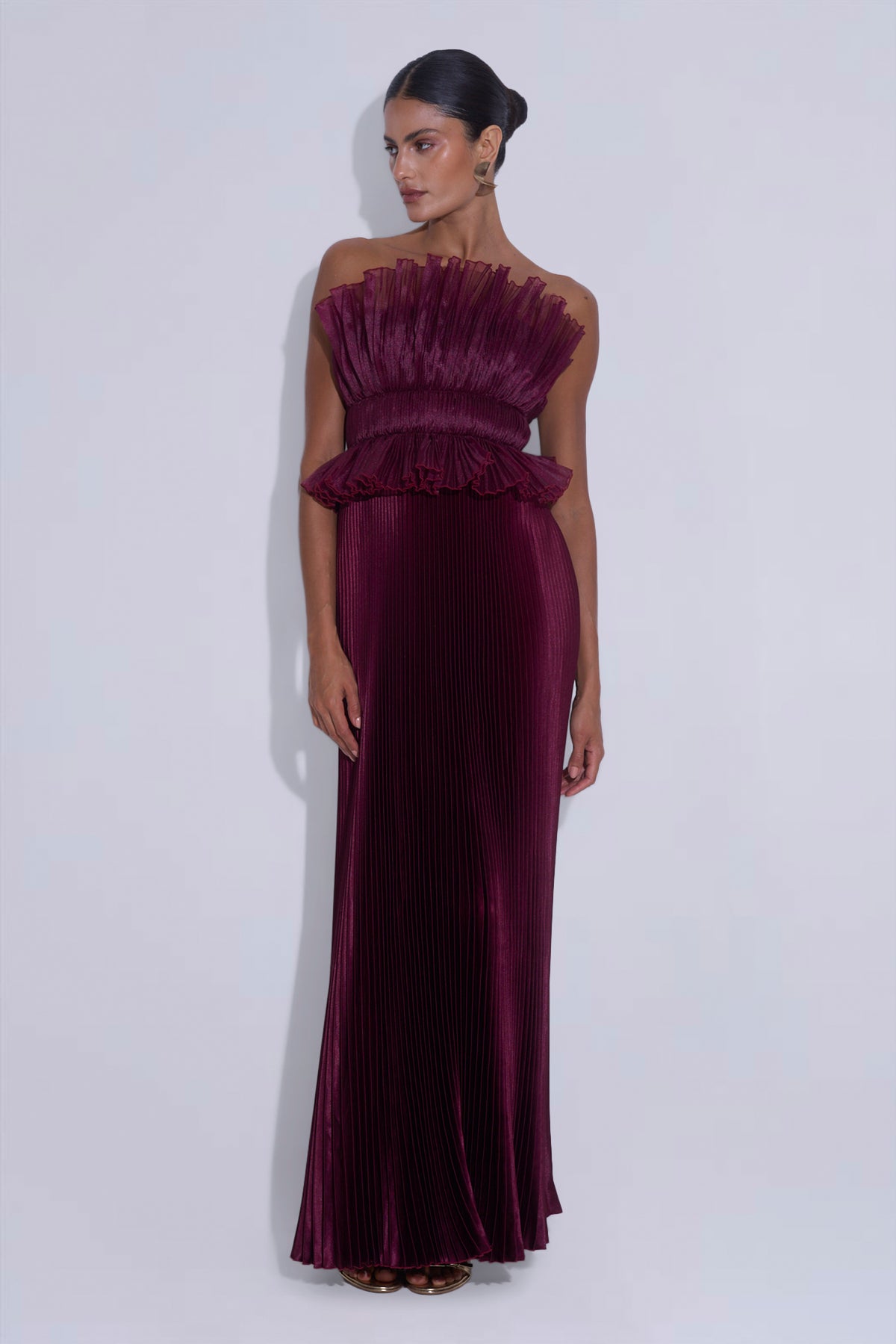 Masquerade Gown - Wine