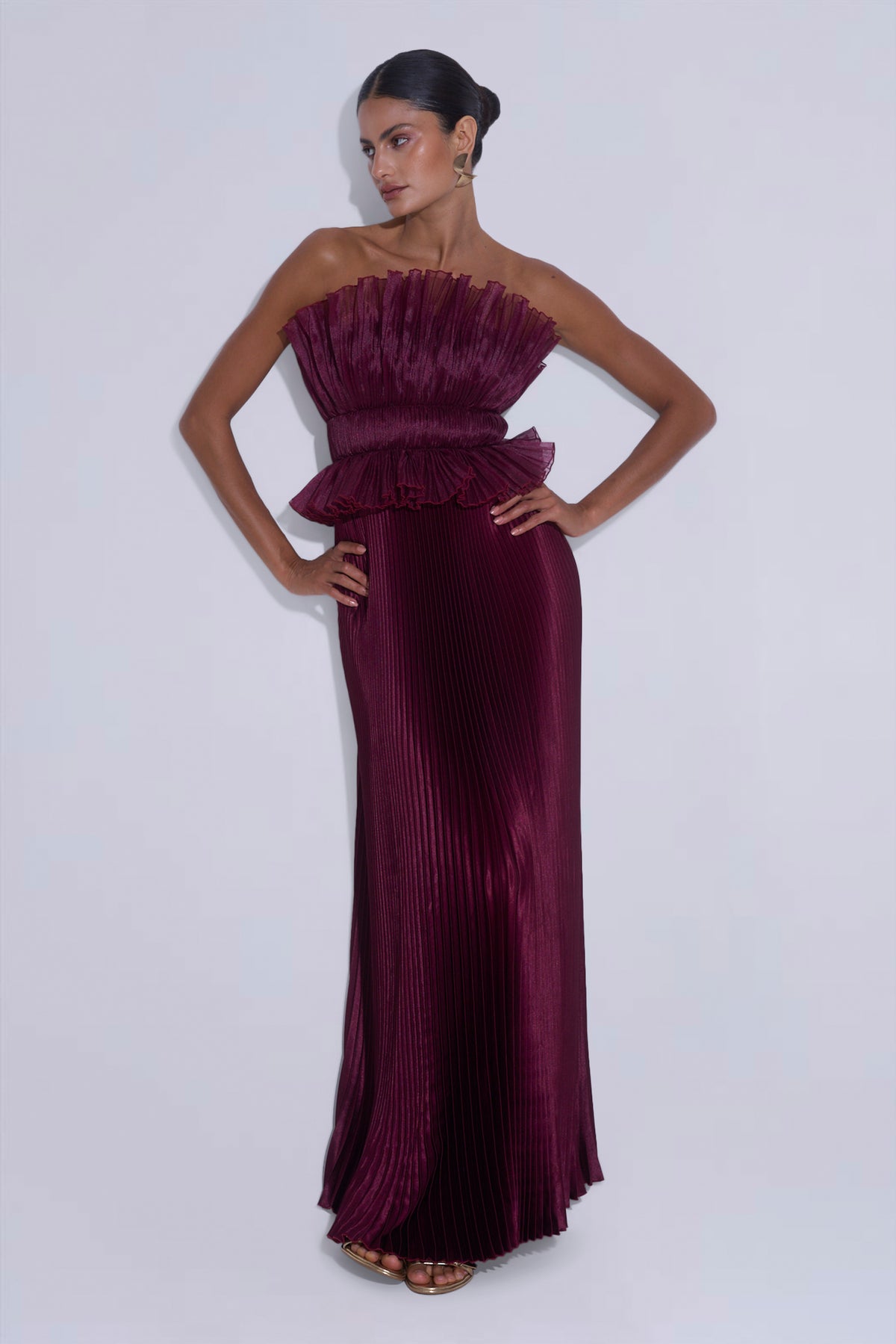 Masquerade Gown - Wine