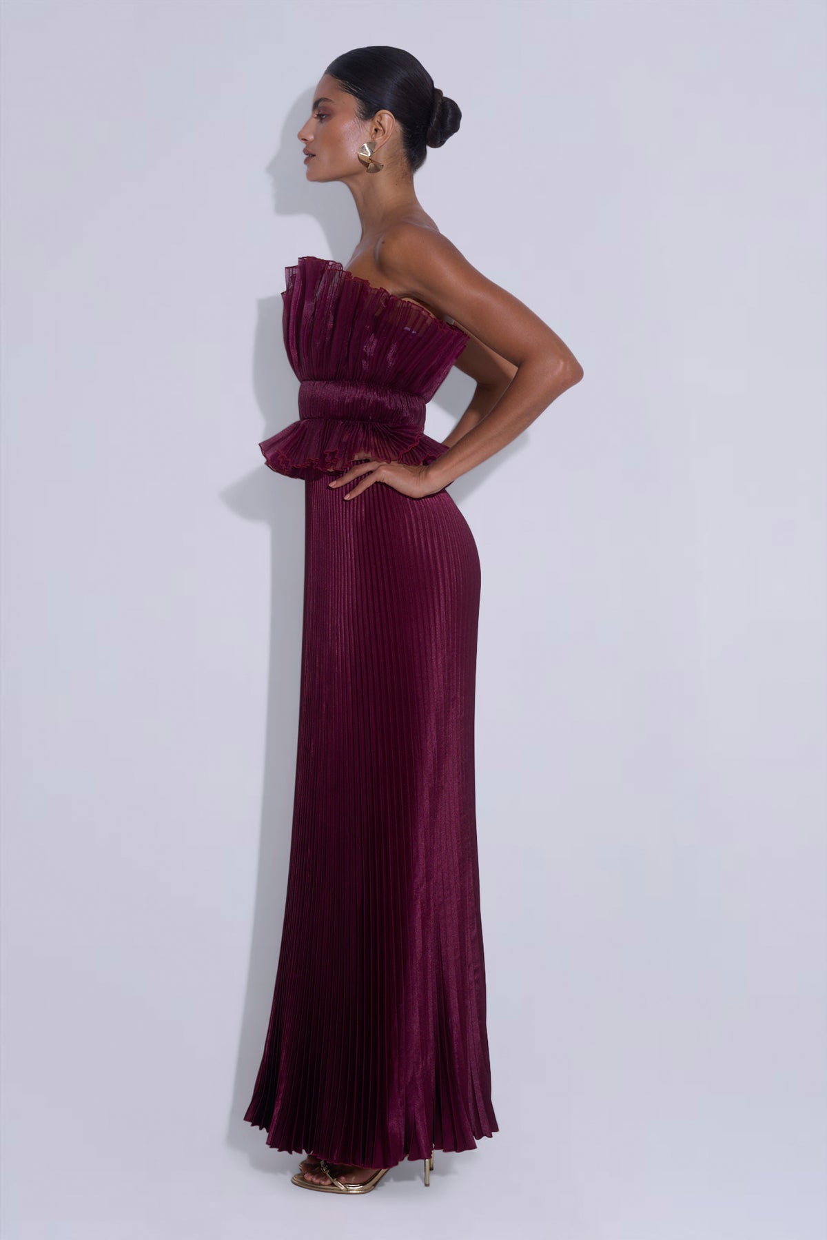Masquerade Gown - Wine