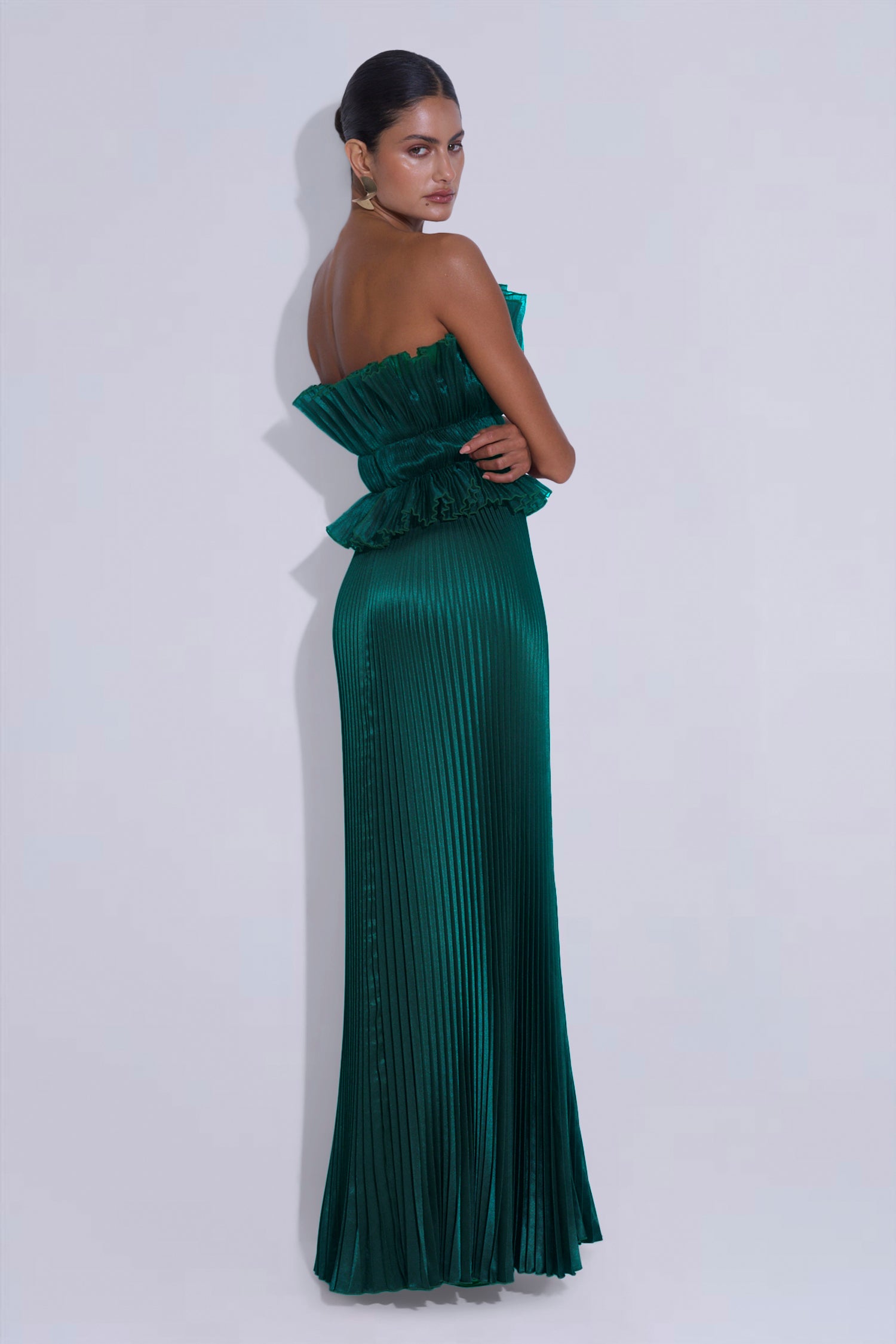 Masquerade Gown - Pine