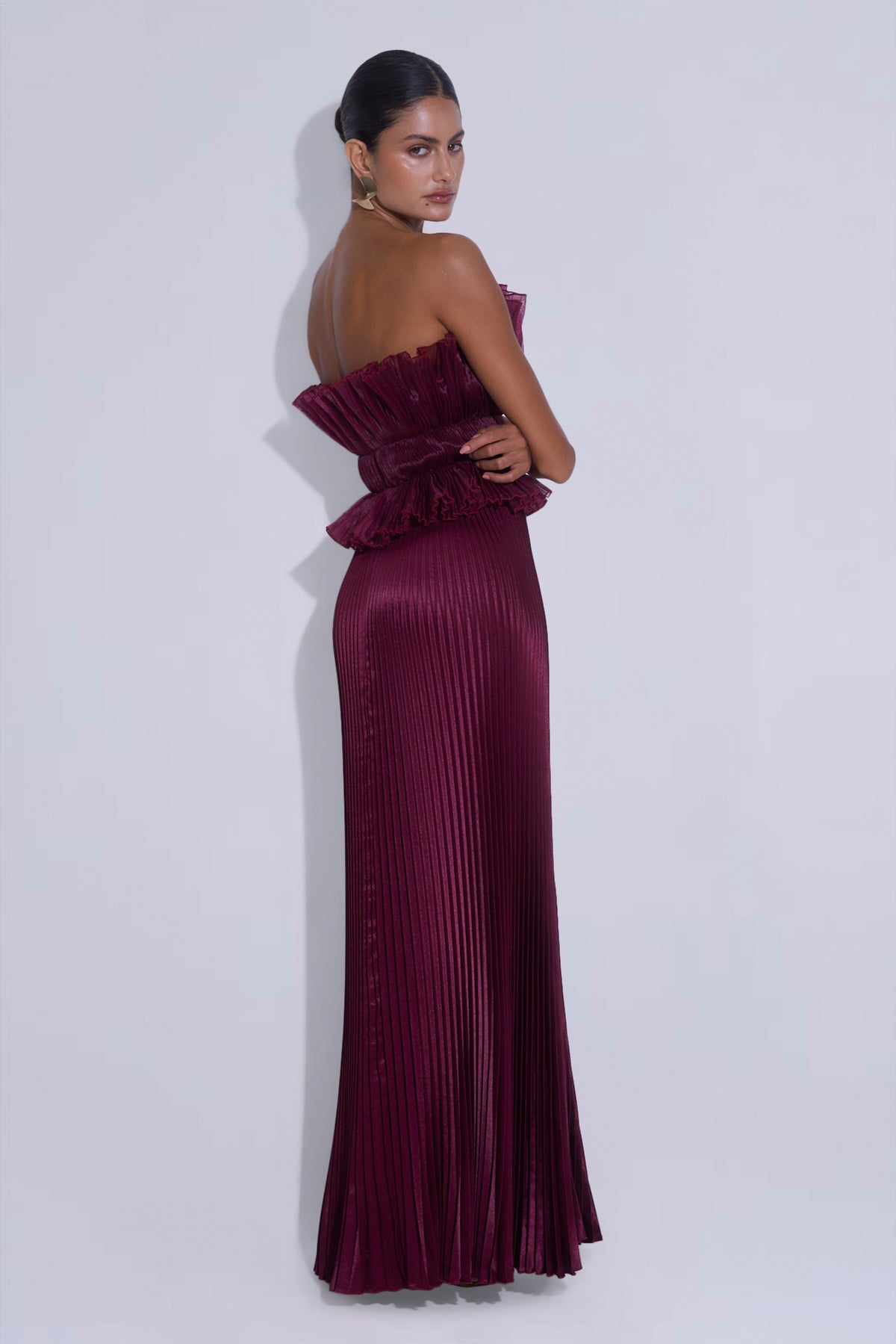 Masquerade Gown - Wine