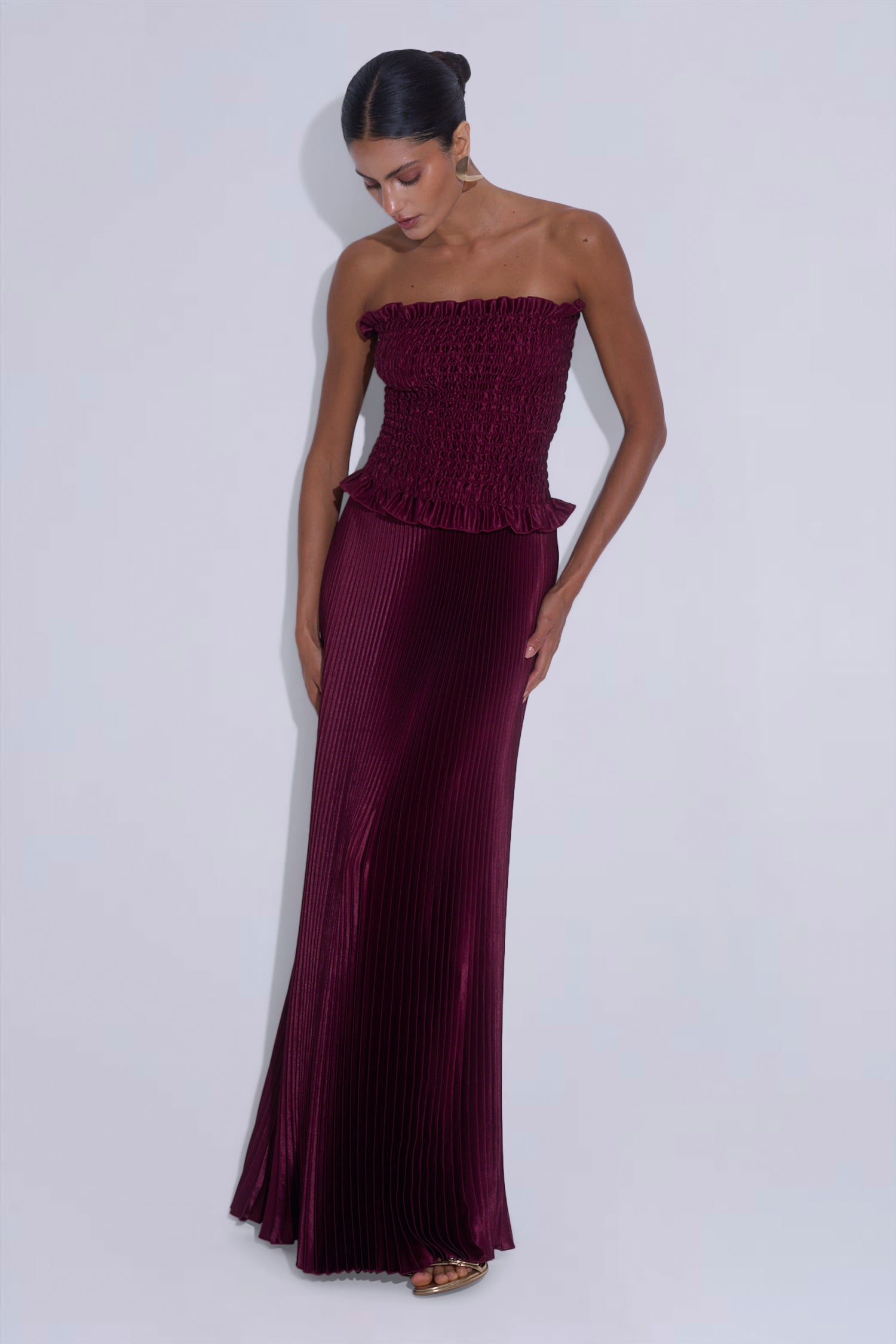 Maya Gown - Wine