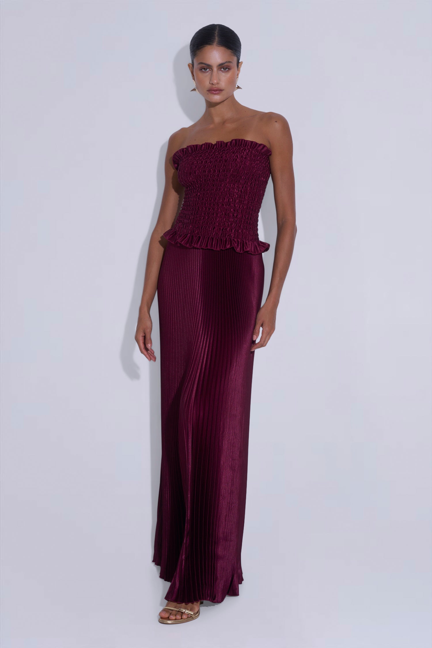 Maya Gown - Wine