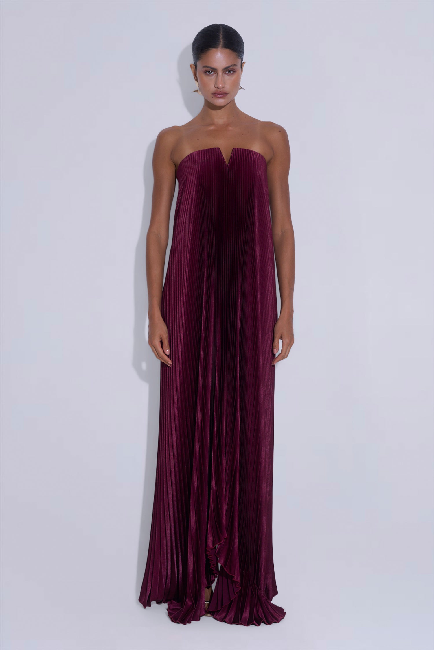 Black Tie Gown - Wine