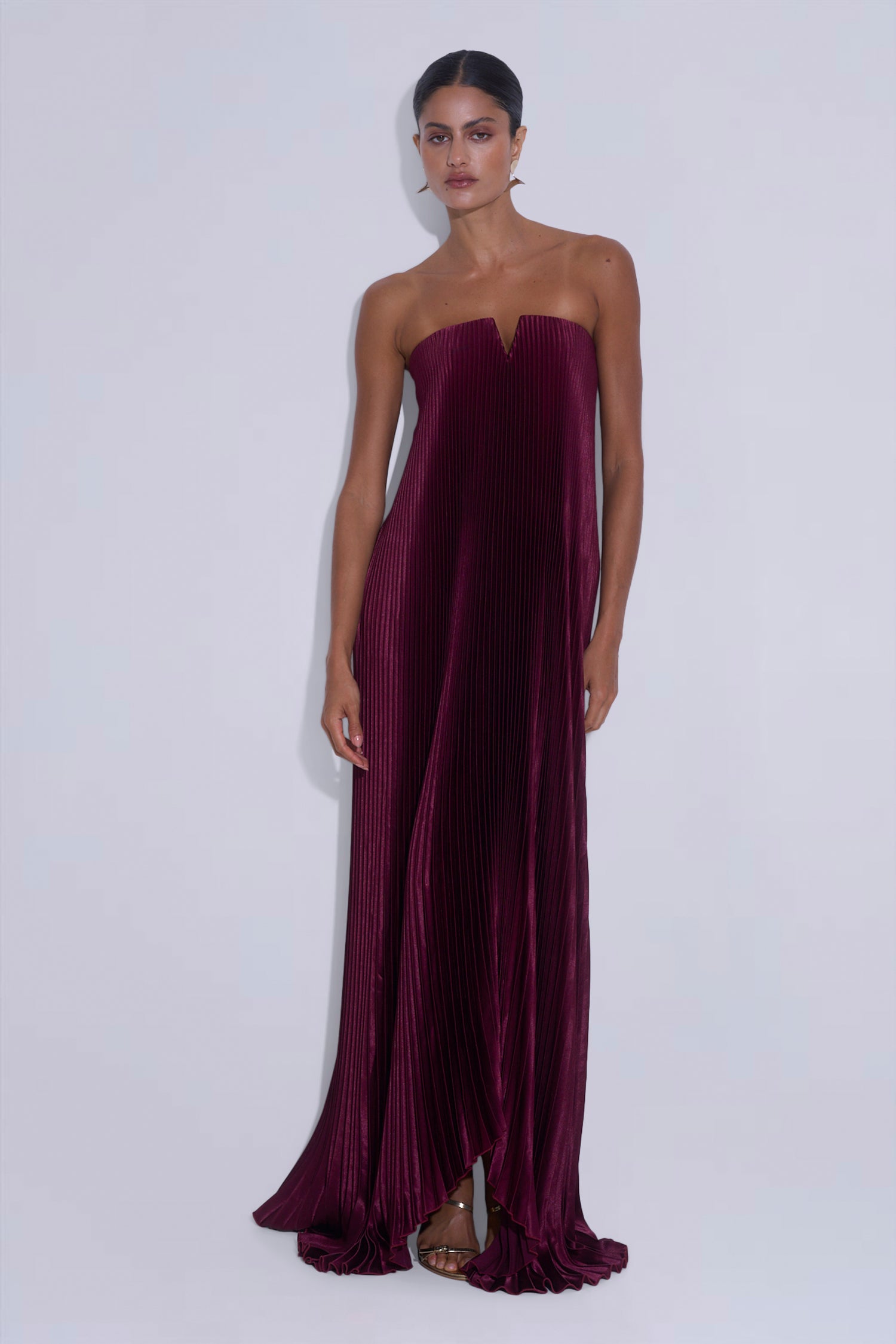 Black Tie Gown - Wine