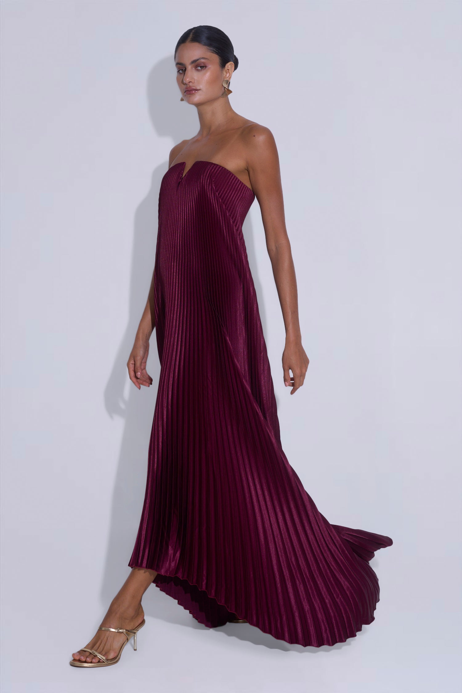 Black Tie Gown - Wine