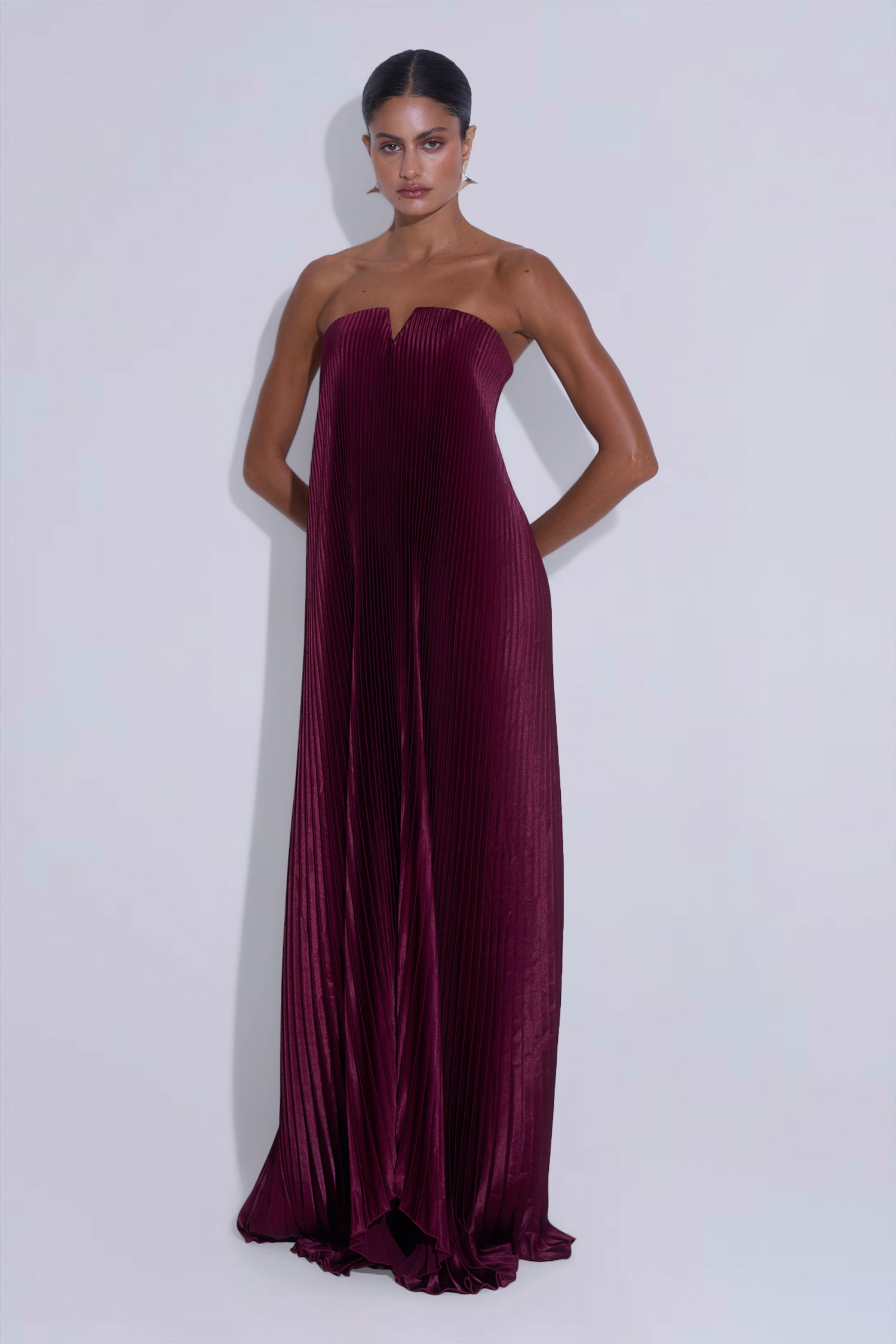 Black Tie Gown - Wine