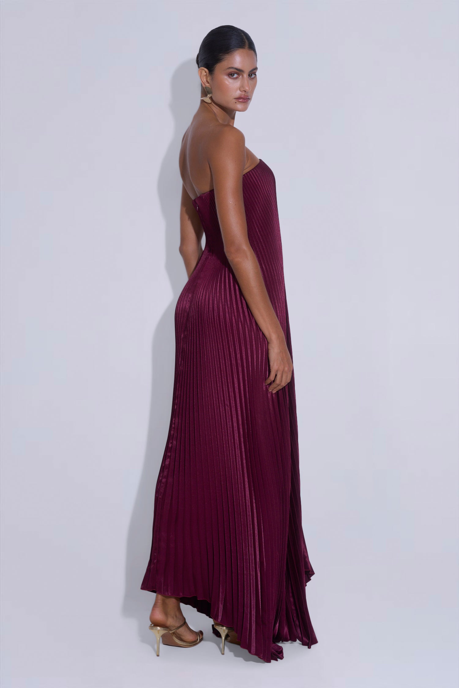 Black Tie Gown - Wine