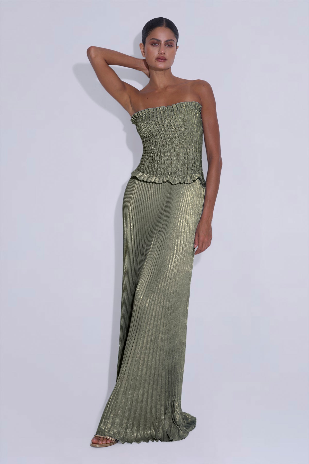 Maya Gown - Garden Shimmer