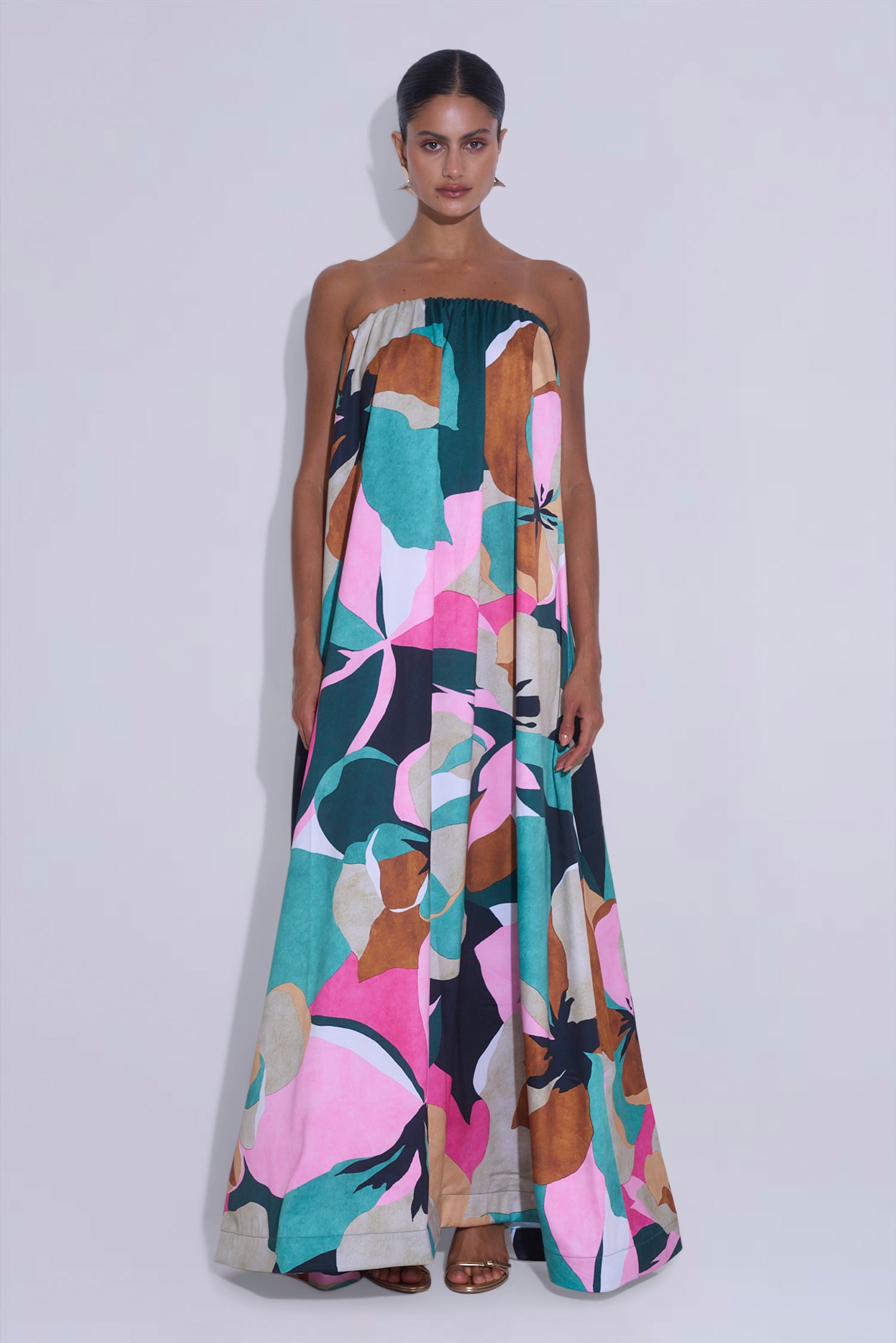 Costiera Dress - Green Calypso