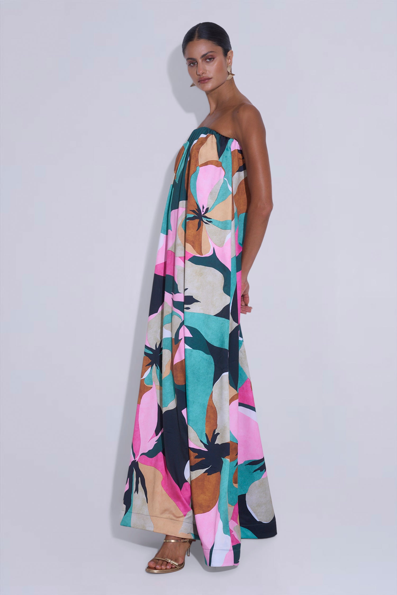 Costiera Dress - Green Calypso
