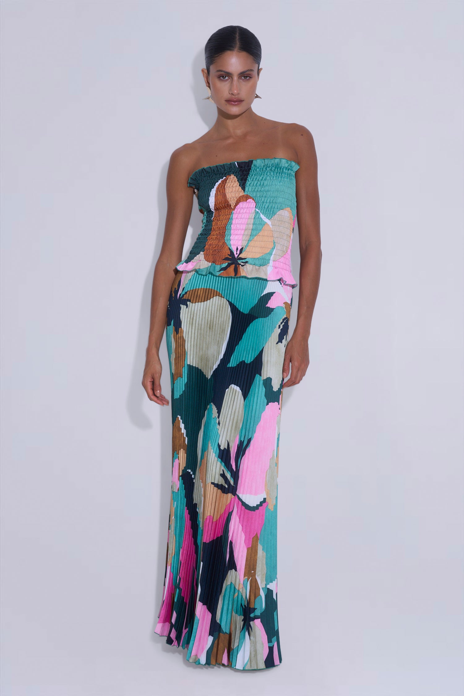 Maya Gown - Green Calypso