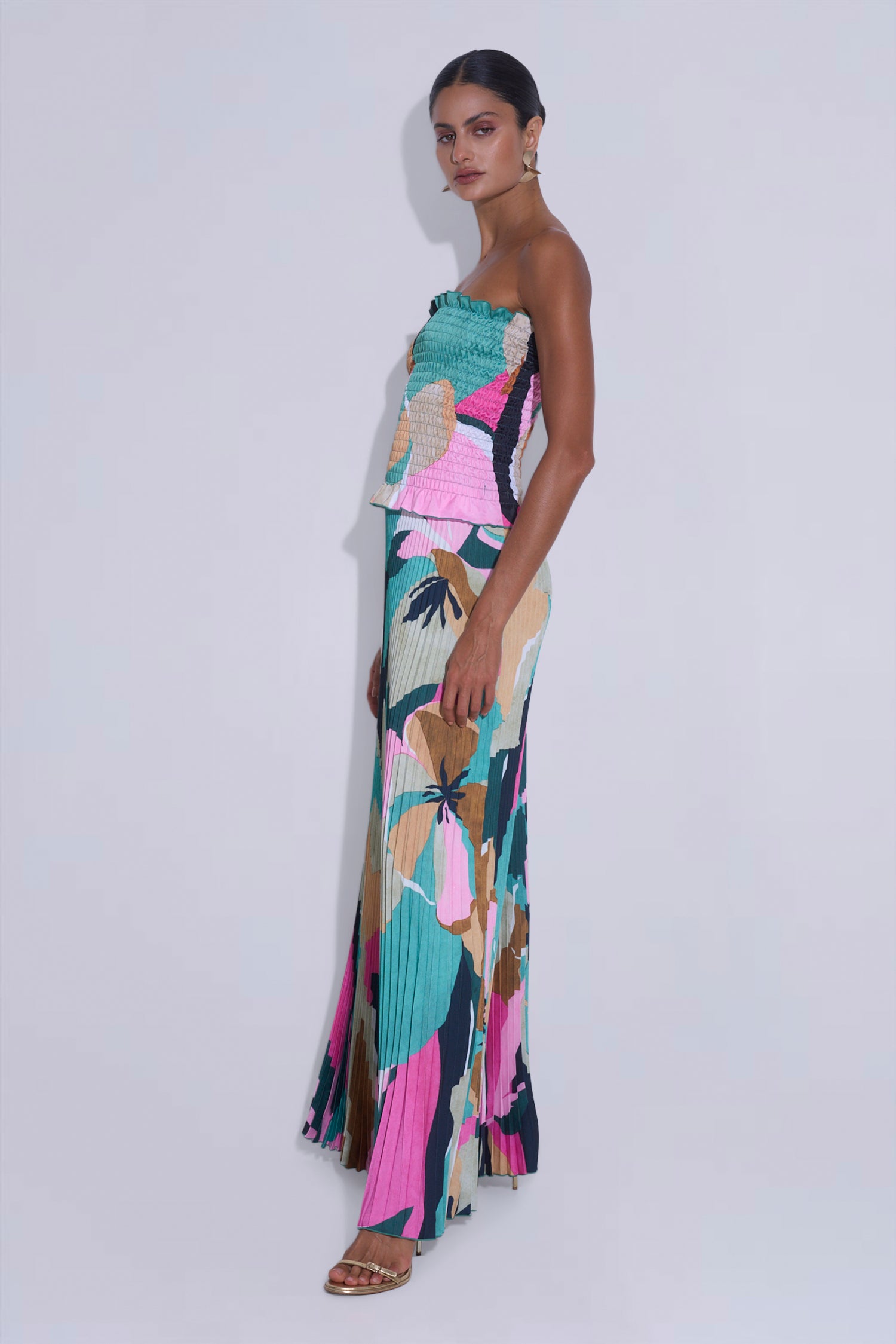 Maya Gown - Green Calypso