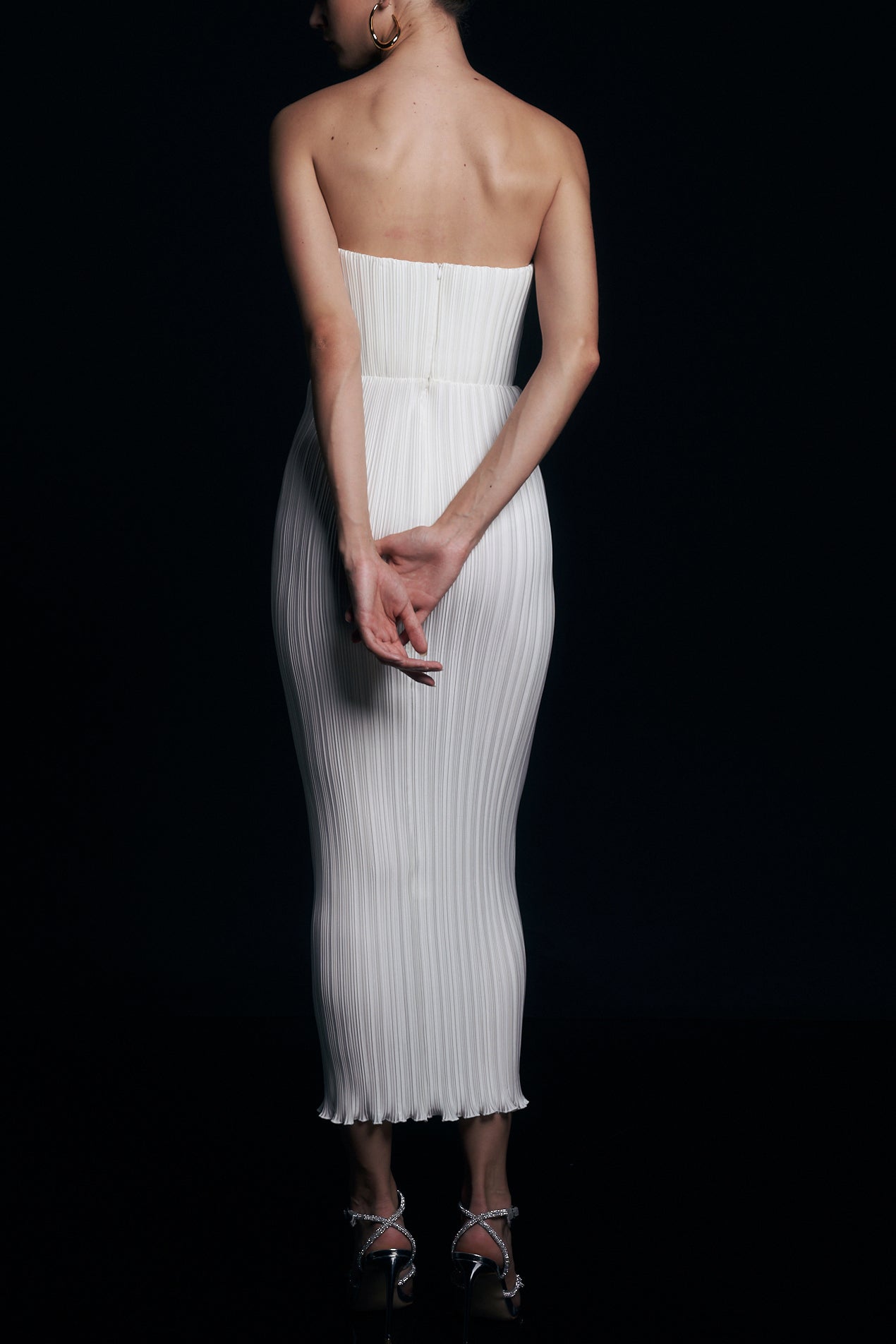 Gatsby Strapless Dress - Ivory