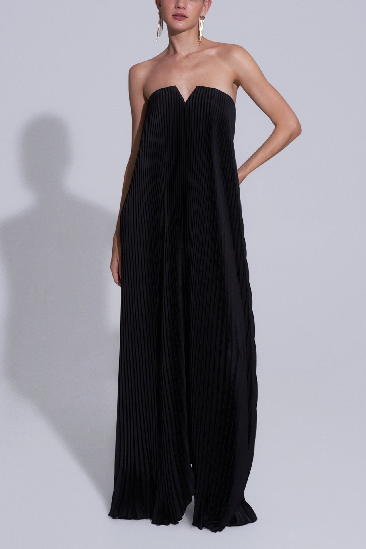 Black Tie Gown Noir L ID E WOMAN