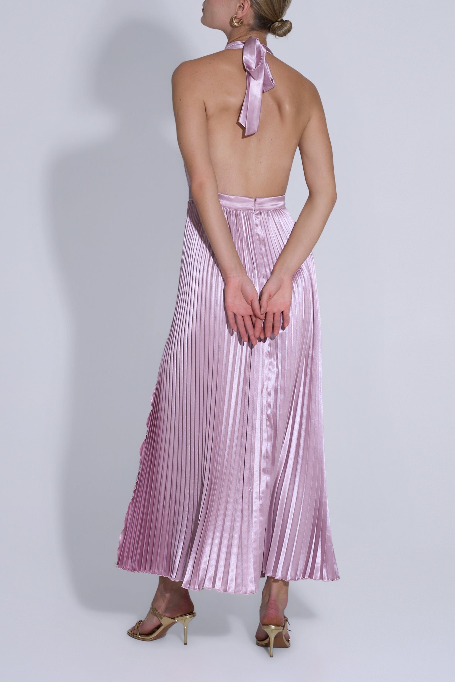 Renaissance Split Gown - Light Pink