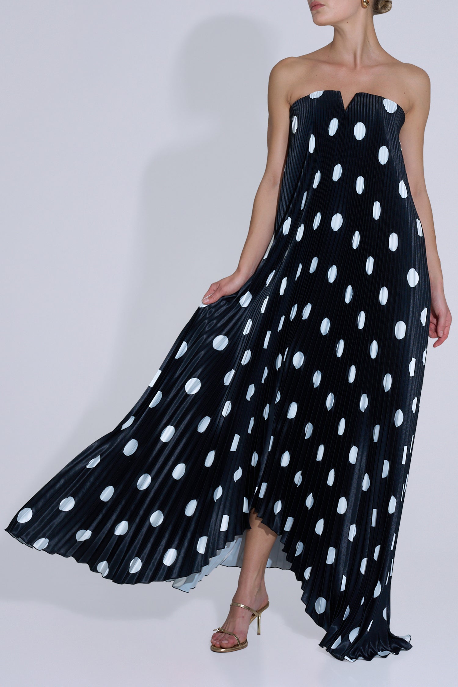 Black Tie Gown - Polka Noir