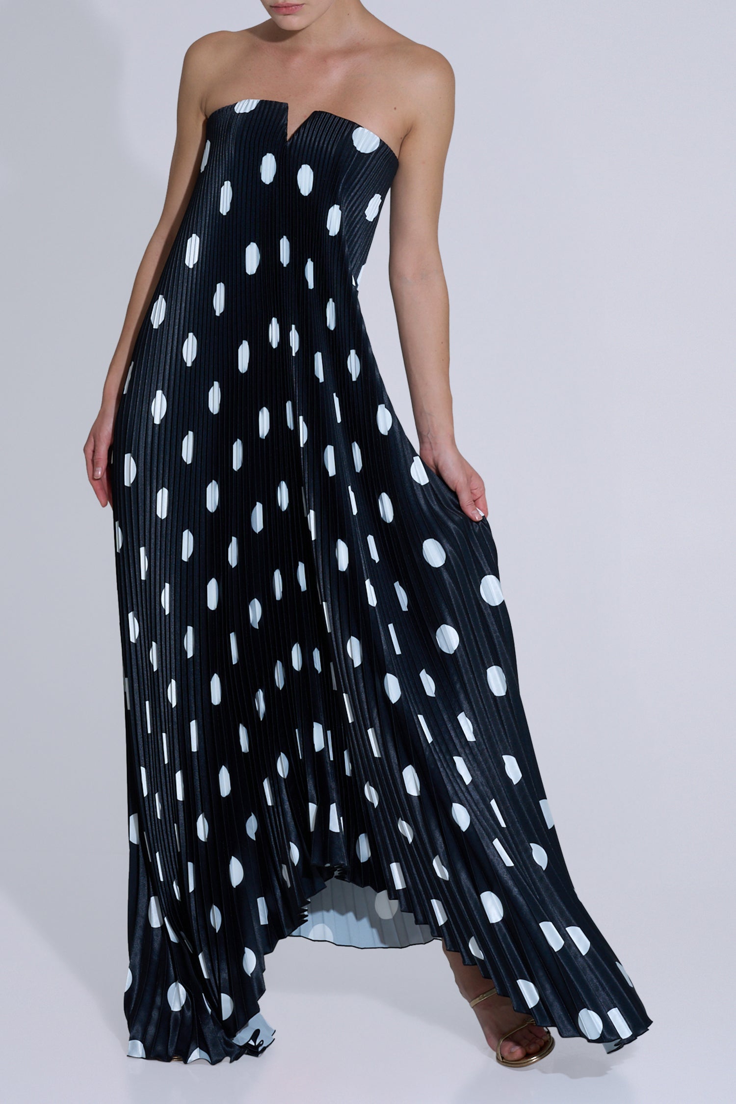 Black Tie Gown - Polka Noir